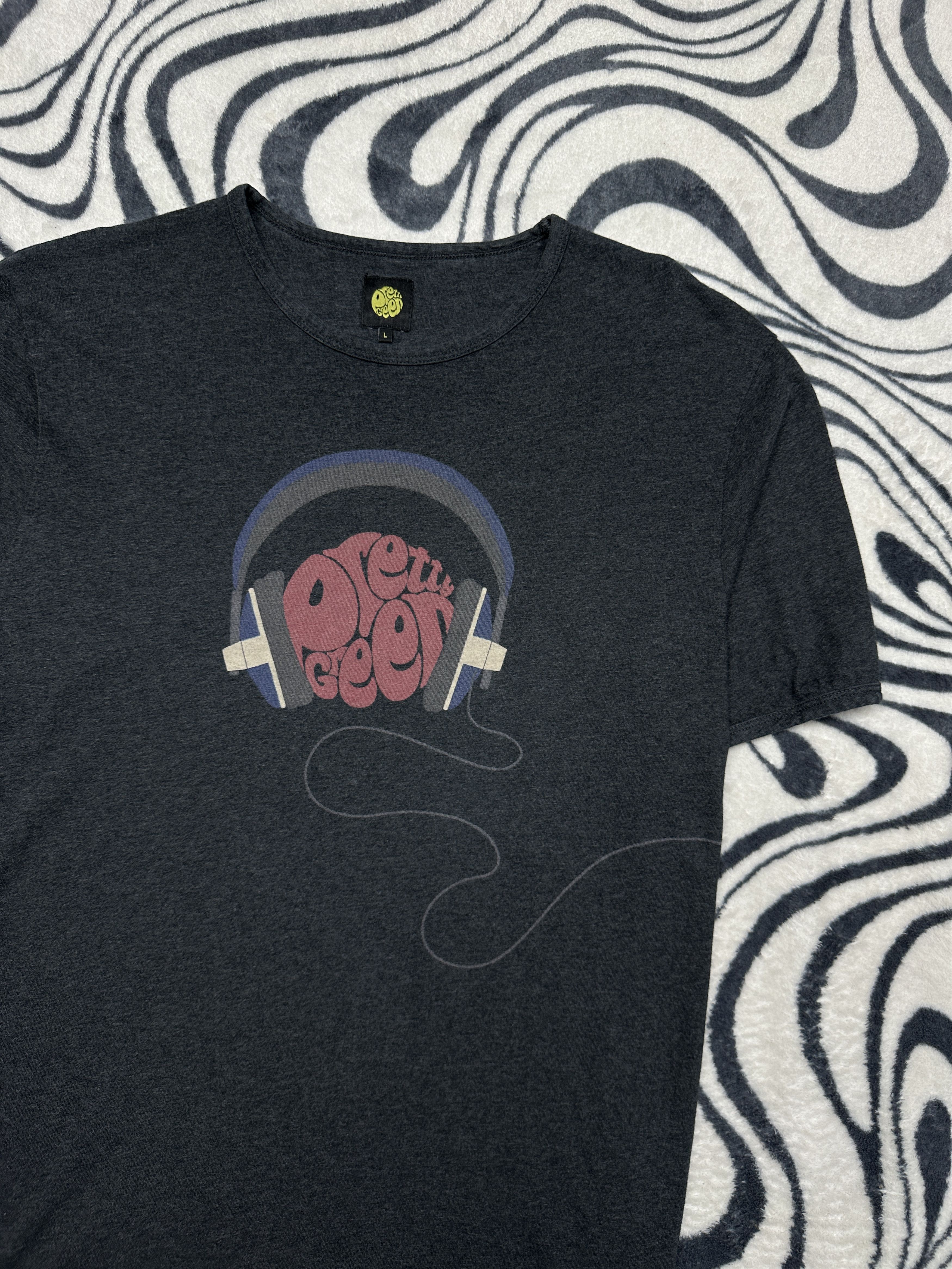 Pretty Green Pretty Green Big Logo Mens T-Shirt Tee Size US L / EU 52-54 / 3 - 2 Thumbnail