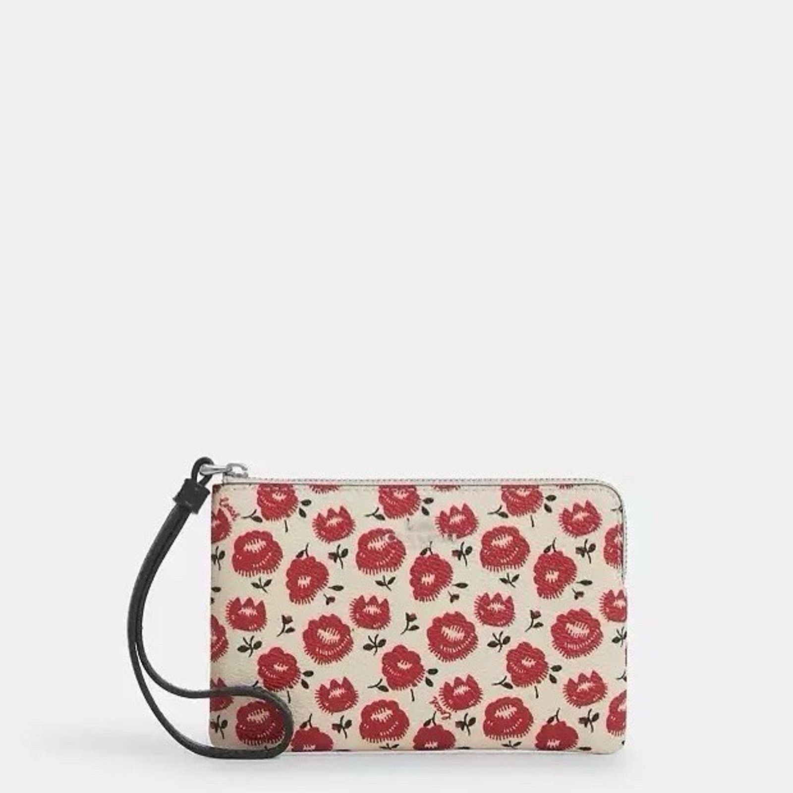 Coach NWT Coach Outlet Corner zip wristlet floral CBP21 Size ONE SIZE - 4 Thumbnail