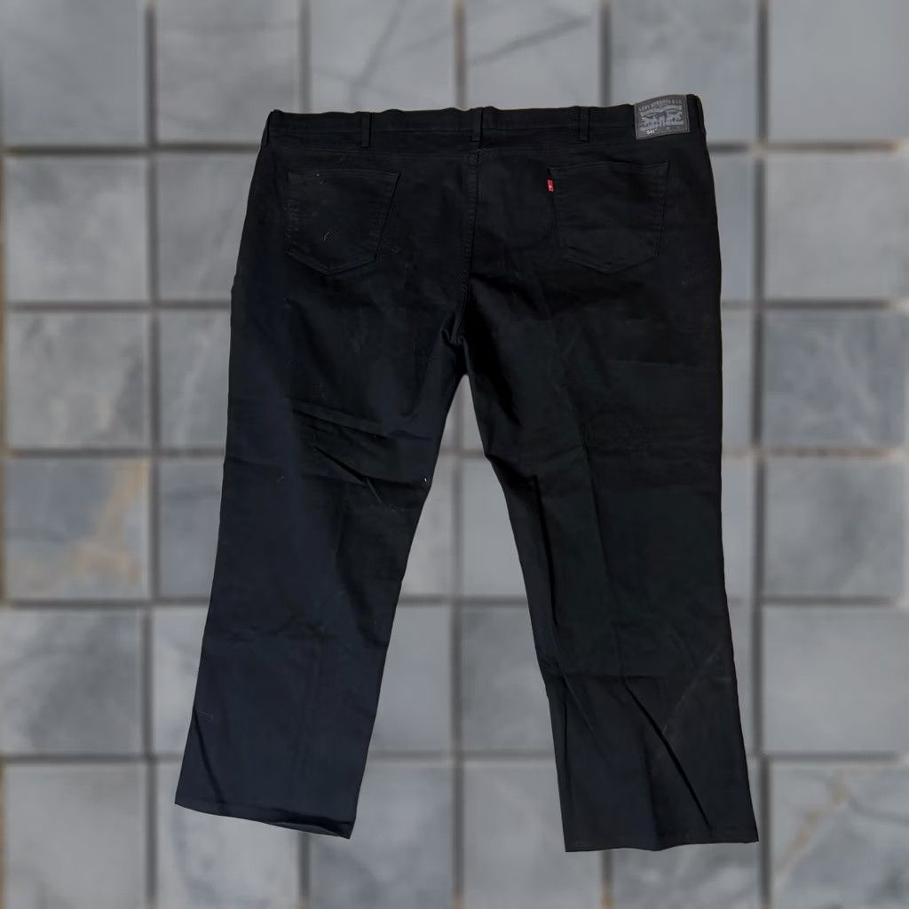 Levi's Levi's 541 Jeans Mens 58x30 Black High Rise Tapered Fit Big & Tall Denim Pants 5-Pocket Design Size US 42 / EU 58 - 1 Thumbnail