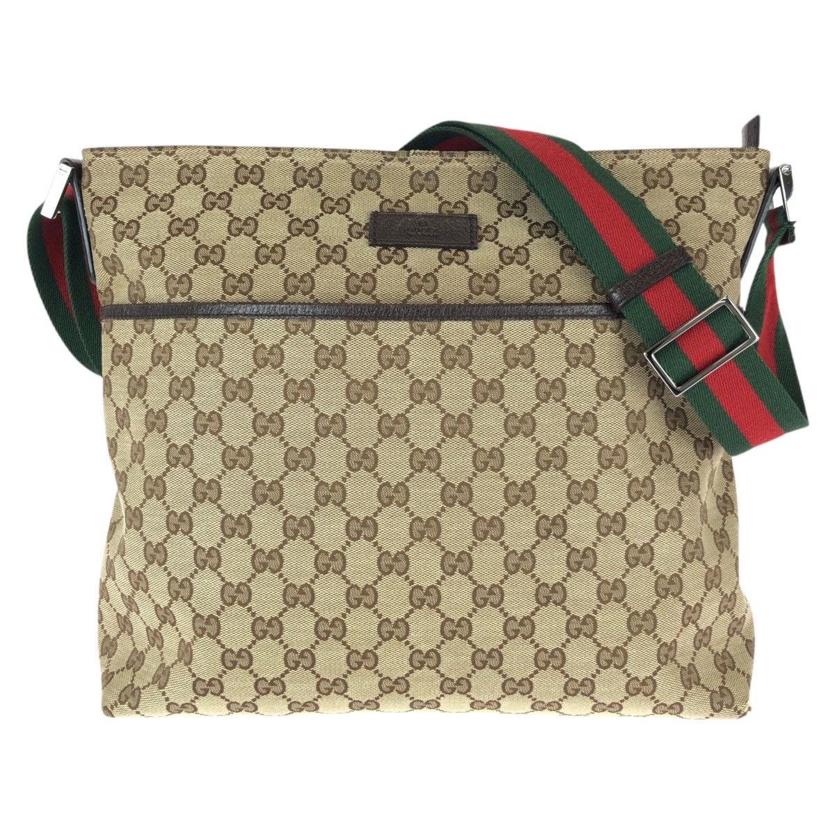 Gucci Gucci GG Canvas Leather Shoulder Bag Textile Shoulder Bag 189751 DUTY FREE for USA