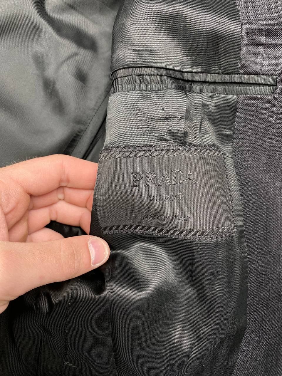 Prada Prada Classic Suit Wool Blazer And Pants Size 44R - 6 Thumbnail
