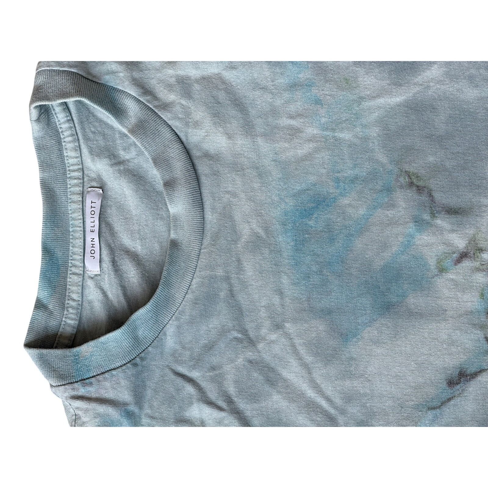 John Elliott John Elliott LS University Tee Marble Dye (L) - Blue/Green Size US L / EU 52-54 / 3 - 2 Thumbnail