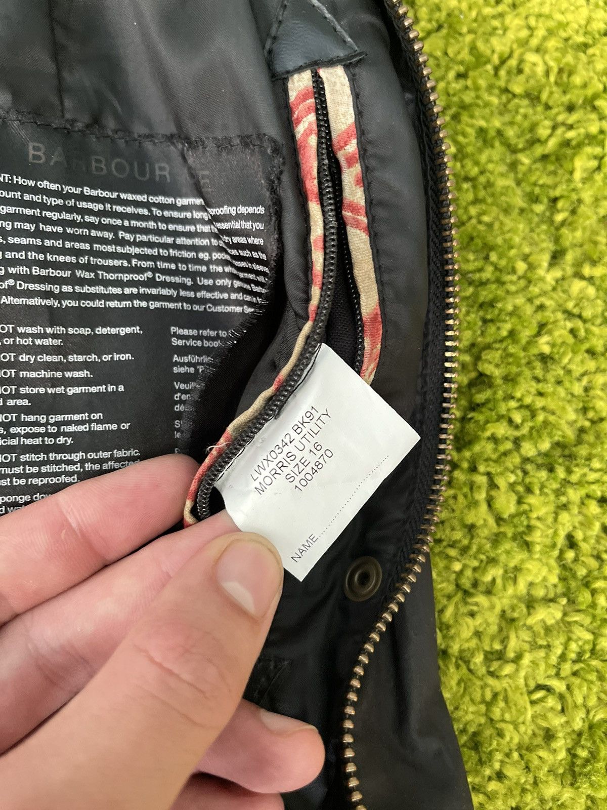 Barbour × Morris Barbour x Morris & co waxed jacket Size XL / US 12-14 / IT 48-50 - 5 Thumbnail