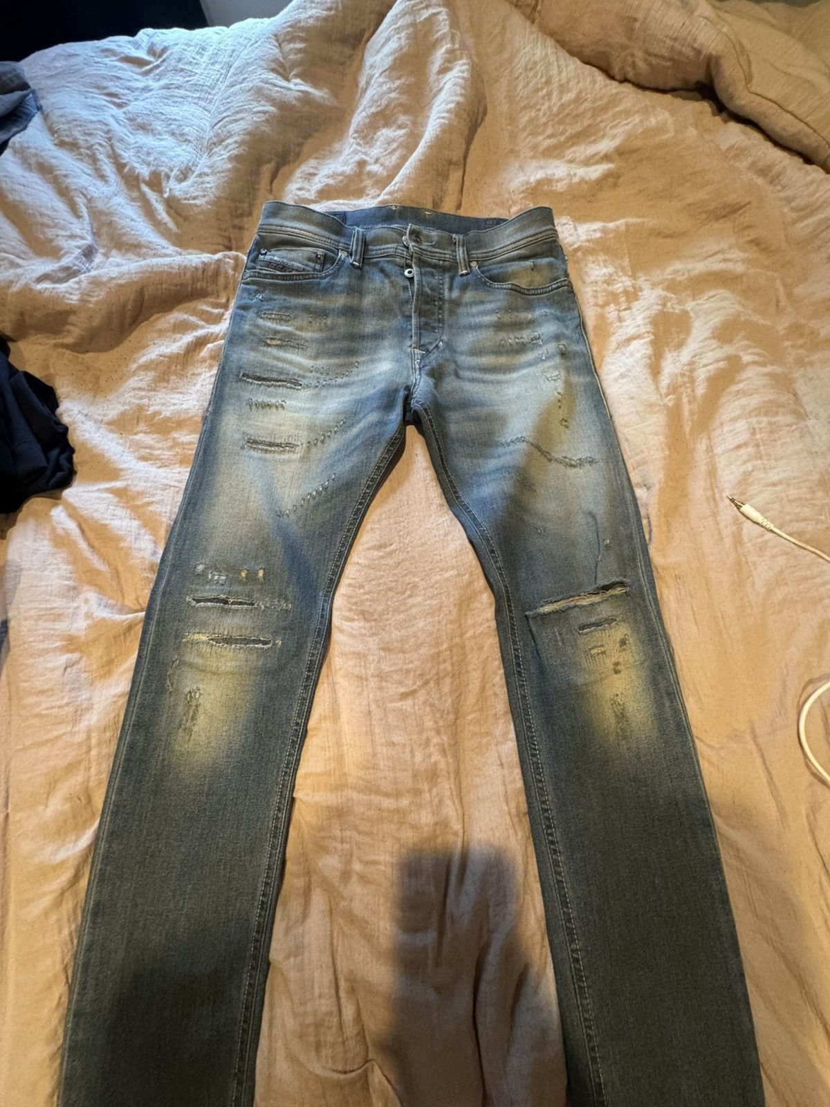 Diesel DIESEL denim jeans with small rips Size US 28 / EU 44 - 2 Thumbnail