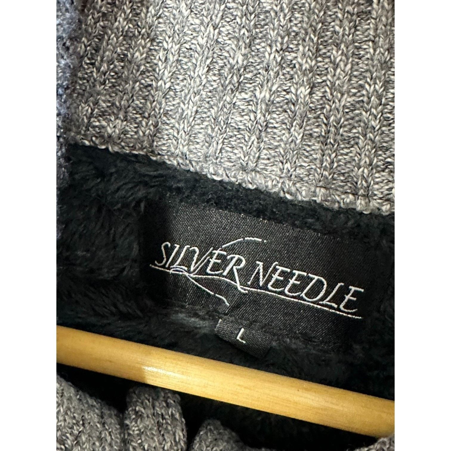 Other Silver Needle Navy Full-Zip Fleece Lined Sweater Mens L New Size US L / EU 52-54 / 3 - 5 Thumbnail