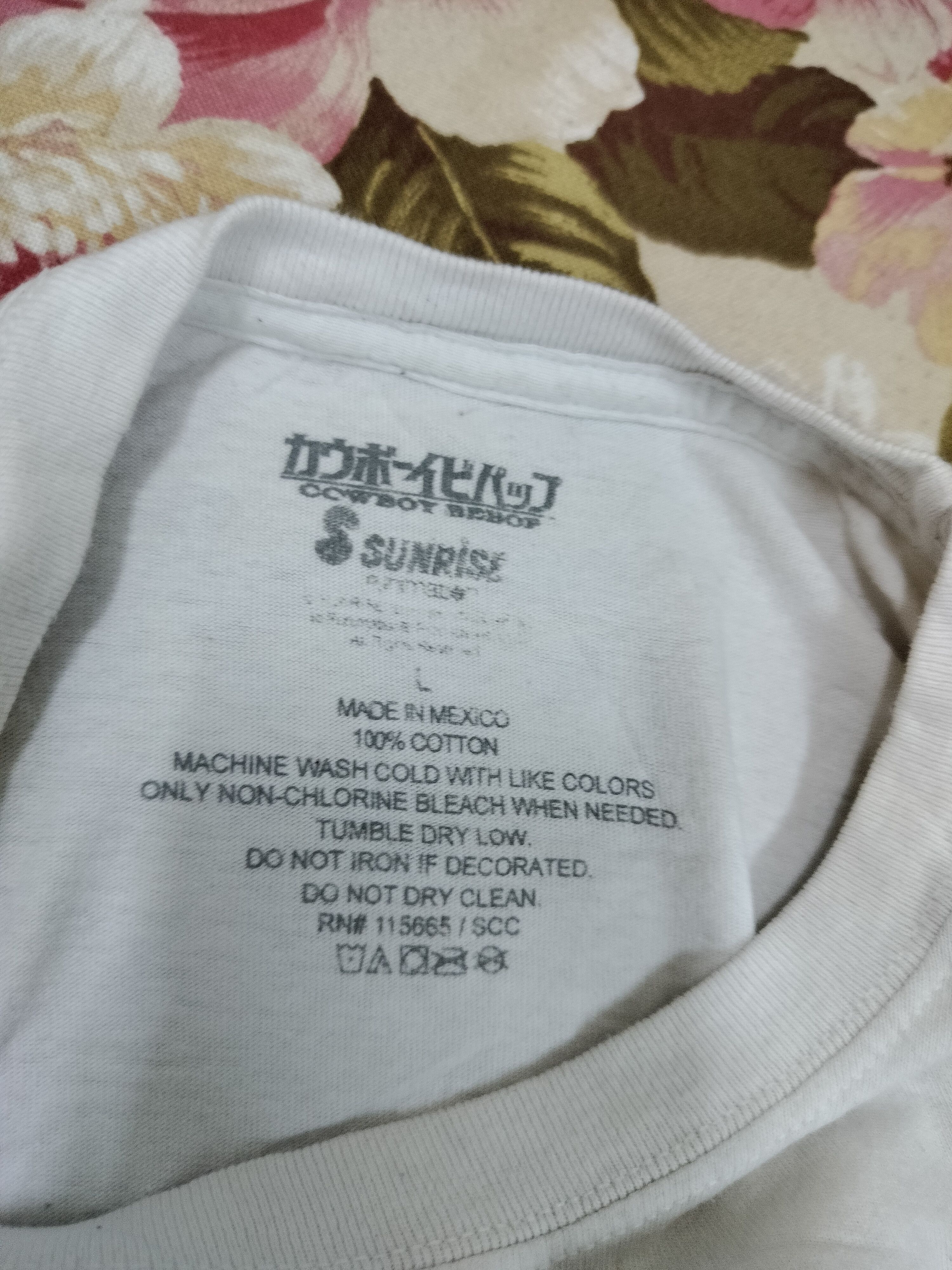 Anime Cowboy Bebop Japan Anime T-shirt Size US L / EU 52-54 / 3 - 6 Thumbnail