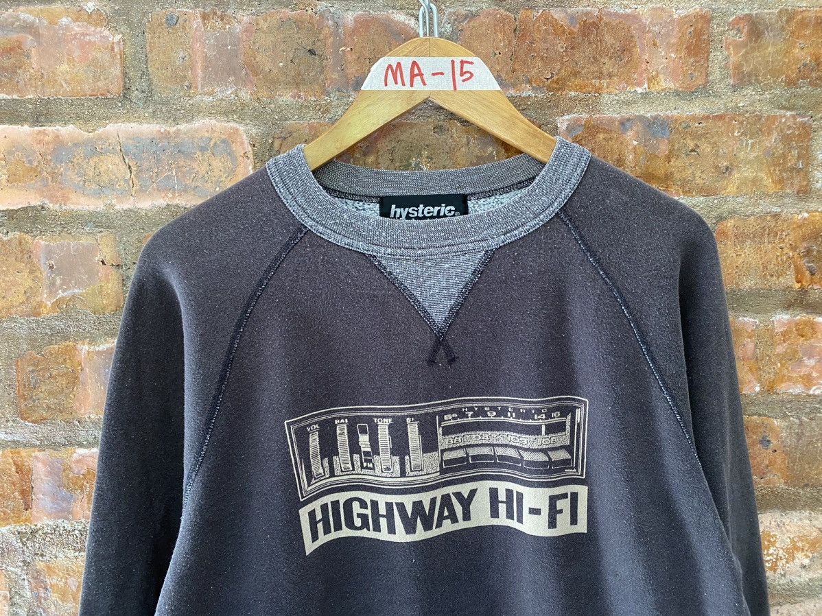 Hysteric Glamour 🔥1990s Hysteric Highway hi-Fi Radio sweatshirt Size US M / EU 48-50 / 2 - 3 Thumbnail