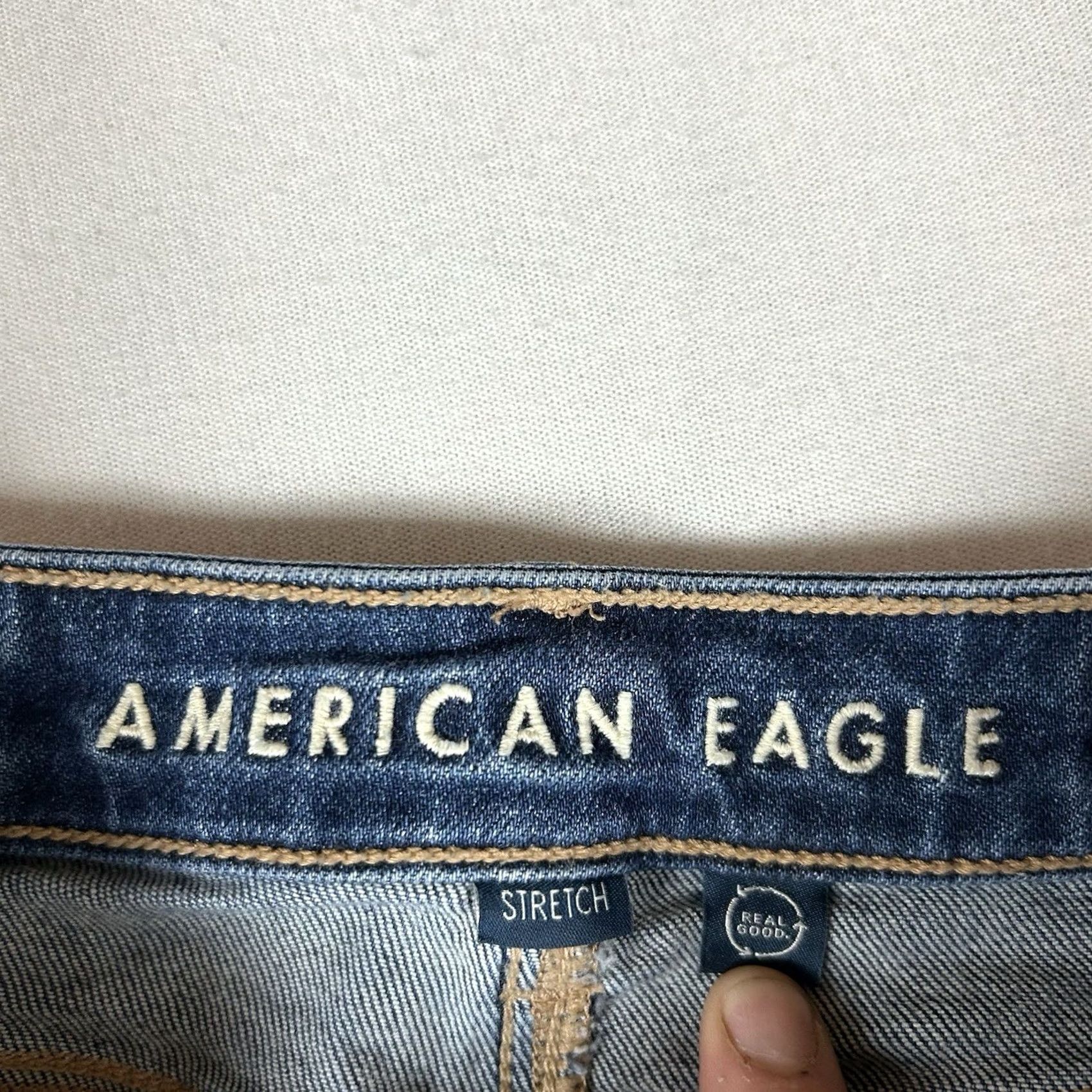 American Eagle Outfitters American Eagle Outfitters Mom Jean Skinny Jeans Women's Size 0 Regular Blue Denim AEO Size 25" / US 0 / IT 36 - 6 Thumbnail
