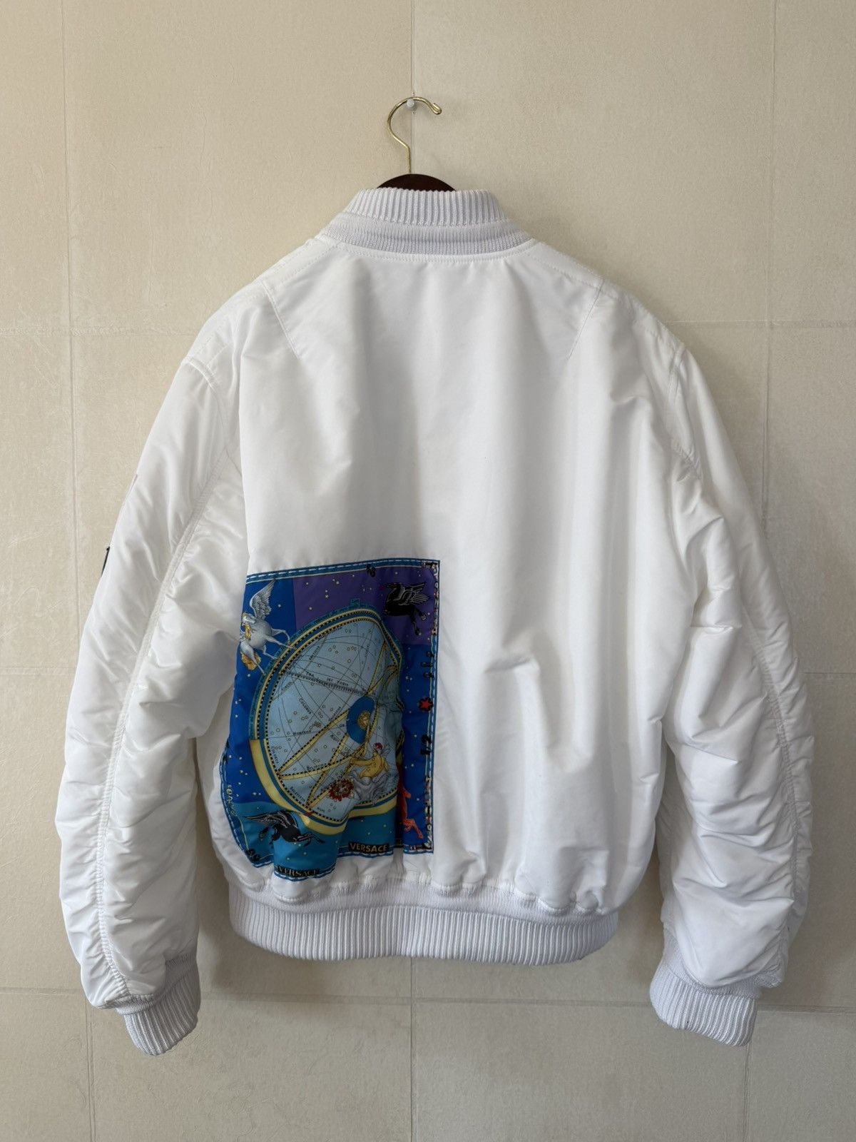 Versace Versace Zodiac Patch Bomber Jacket F16 NWT Size US L / EU 52-54 / 3 - 3 Thumbnail
