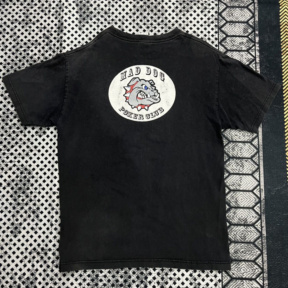 Band Tees 💥Crazy Sunfaded Mad Dog Poker Club Punk Band T Shirts Size US L / EU 52-54 / 3 - 2 Thumbnail