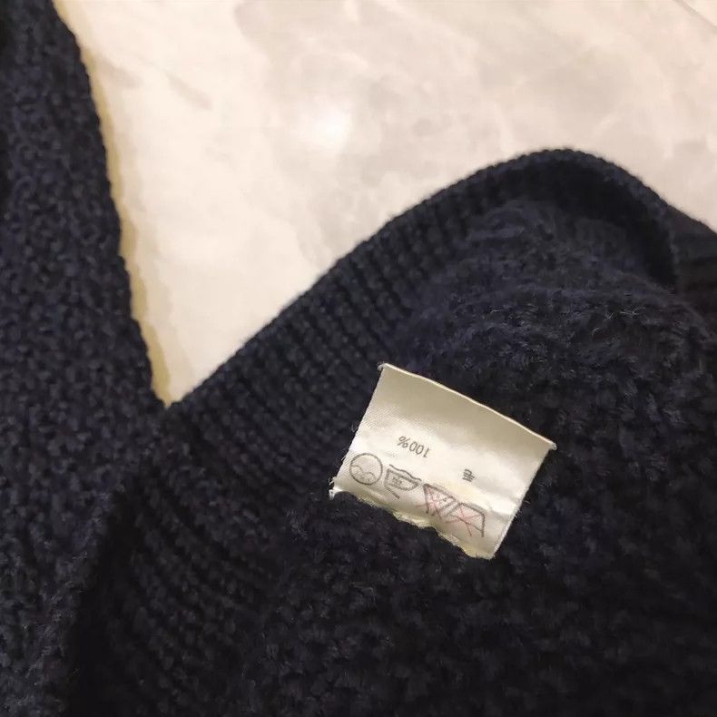 Issey Miyake Issey Miyake Navy blue sweater Size M / US 6-8 / IT 42-44 - 4 Thumbnail