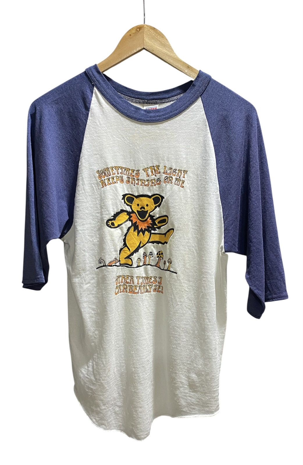 Grateful Dead Vintage 80s Grateful Dead Band Raglan Sleeve T-shirt Size US S / EU 44-46 / 1 - 1 Thumbnail