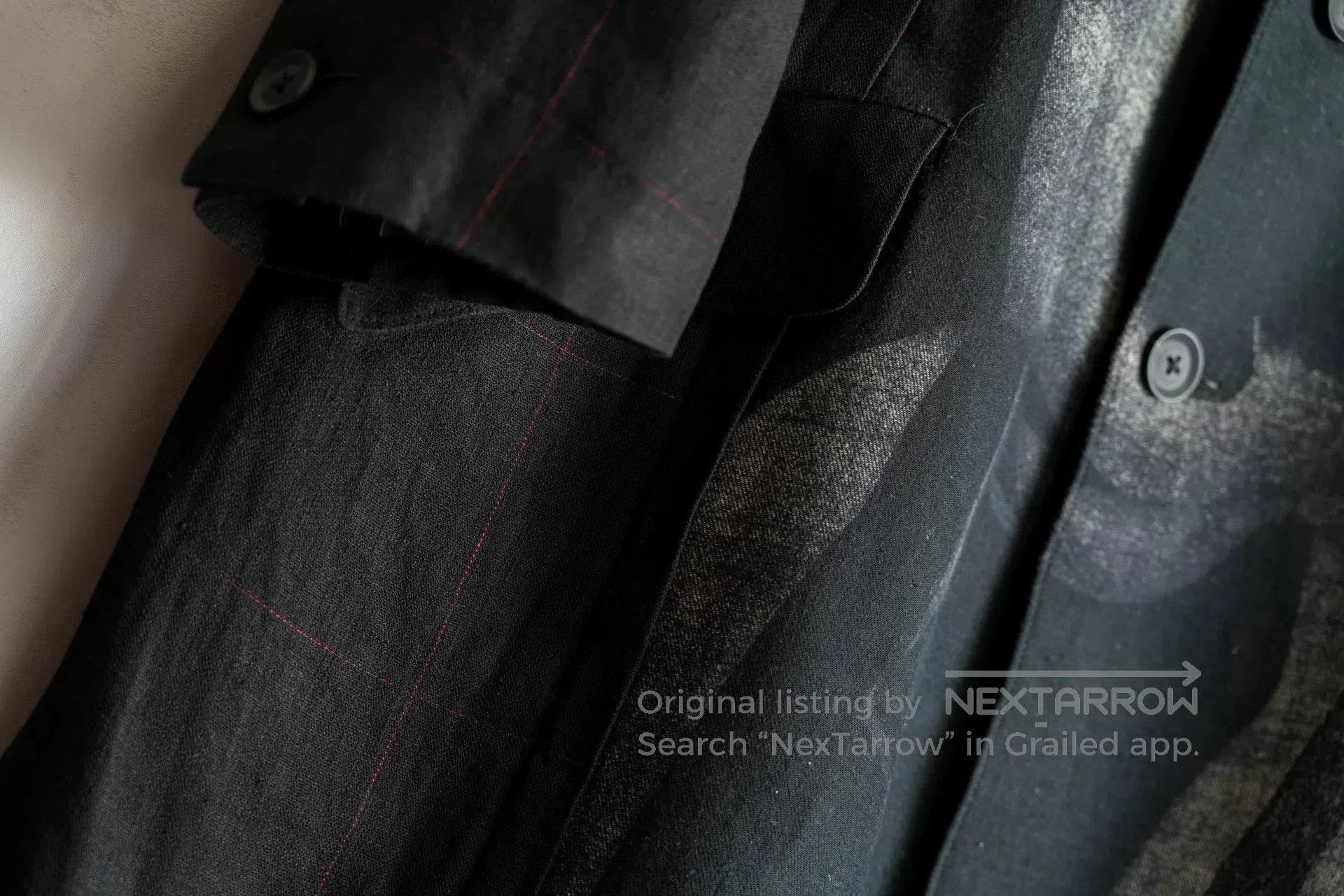 Yohji Yamamoto Yohji Yamamoto Linen Pattern Coat 23SS. Size US M / EU 48-50 / 2 - 6 Thumbnail