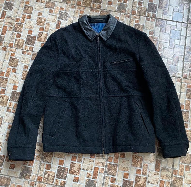 Comme des Garcons Comme Des Garcons Wool Collar Paneled Jacket Size US M / EU 48-50 / 2 - 1 Thumbnail
