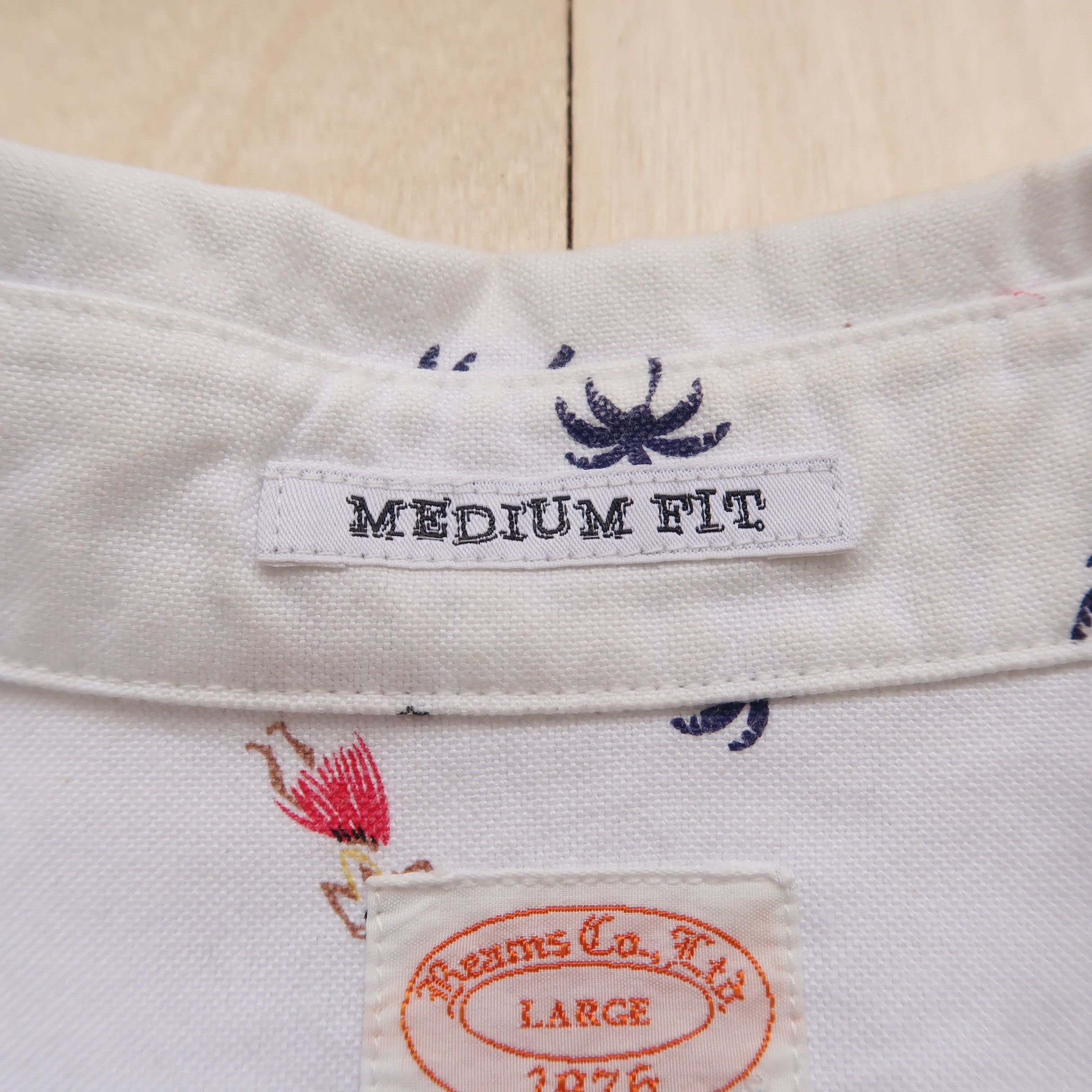 Beams Plus Vintage 1976 Beams Dancing Girl Oxford Shirt Size US L / EU 52-54 / 3 - 5 Thumbnail