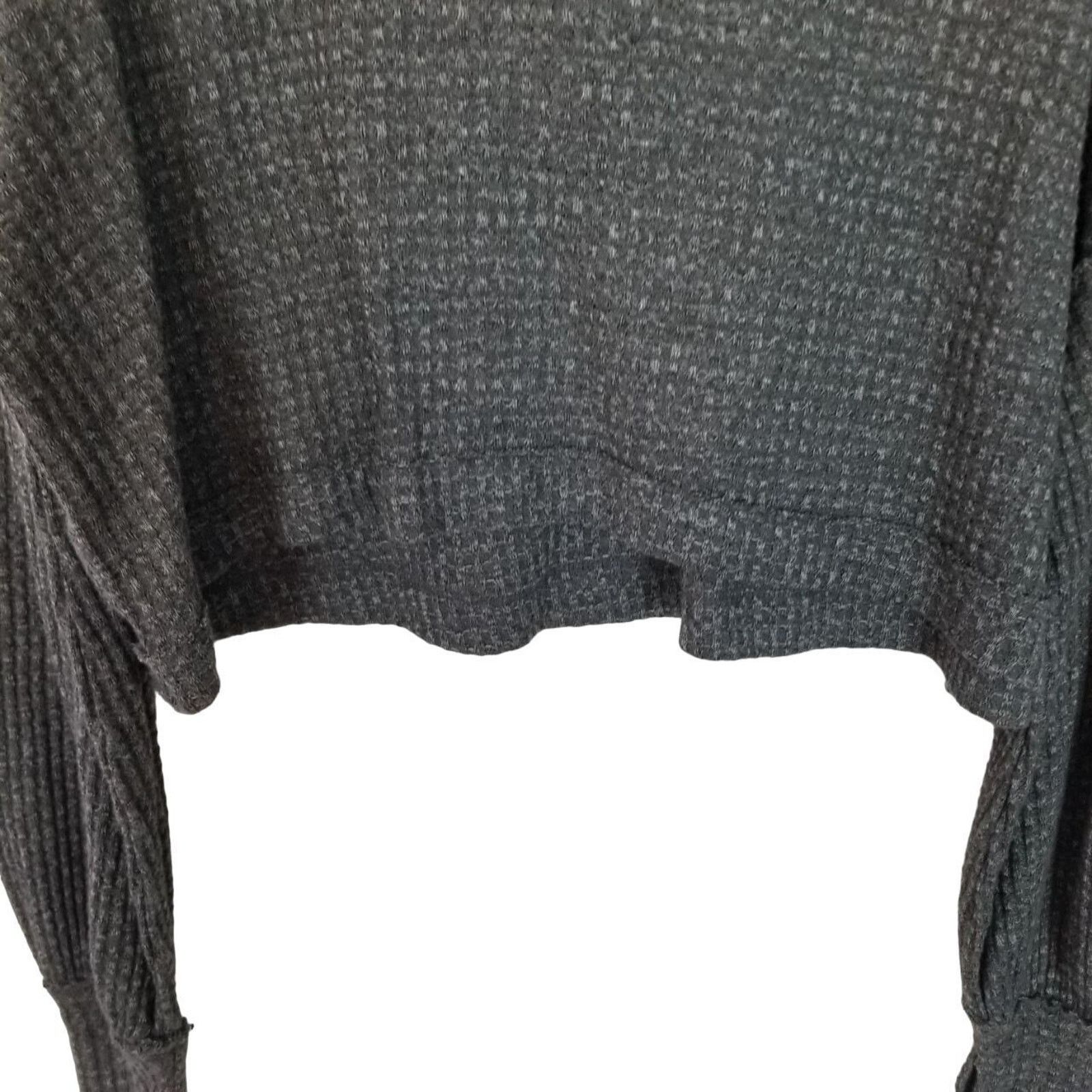 Free People Free People BK Waffle Knit Crop Thermal Boho Lagenlook M Size M / US 6-8 / IT 42-44 - 4 Thumbnail
