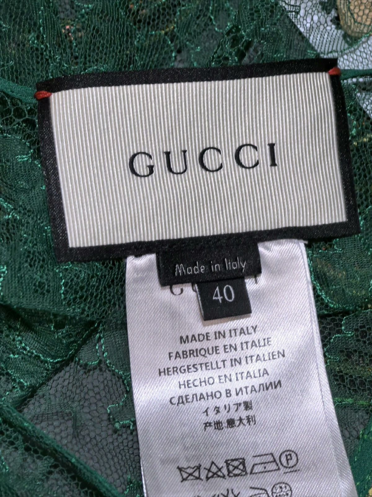 Gucci Gucci runway lace crop top Size S / US 4 / IT 40 - 6 Thumbnail