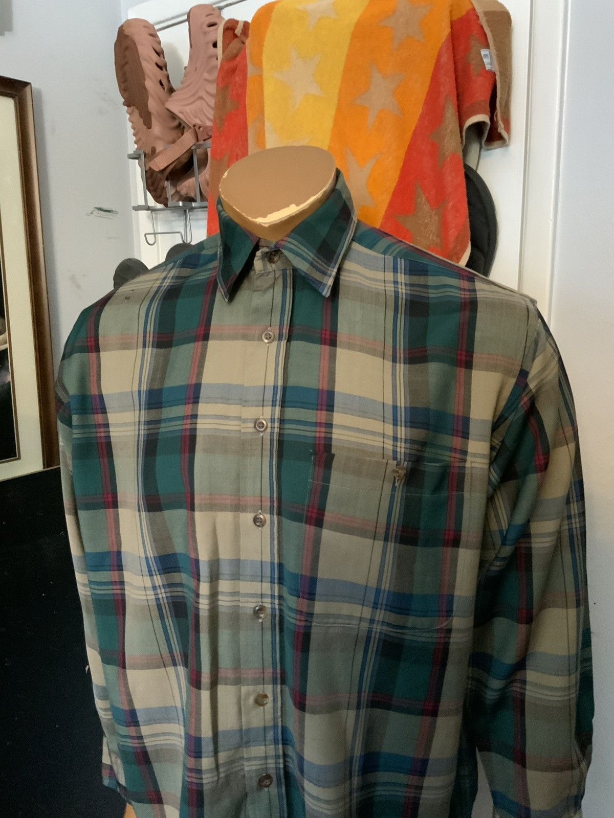 Pendleton Sir Pendleton Worsted Wool Check Plaid L/S Button Shirt Size US M / EU 48-50 / 2 - 11 Thumbnail