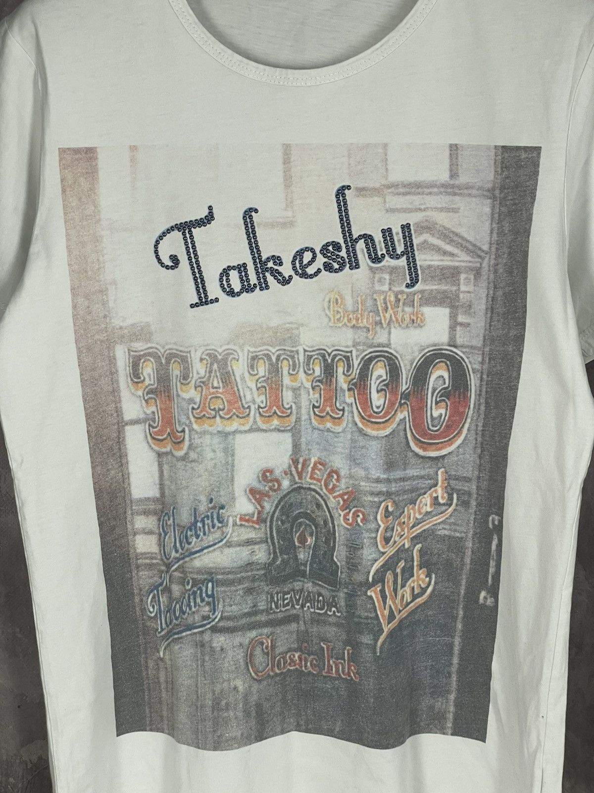Japanese Brand × Takeshy Kurosawa × Vintage Vintage Takeshy Kurosawa Tattoo T-shirt Japanese Size M Size US M / EU 48-50 / 2 - 8 Thumbnail