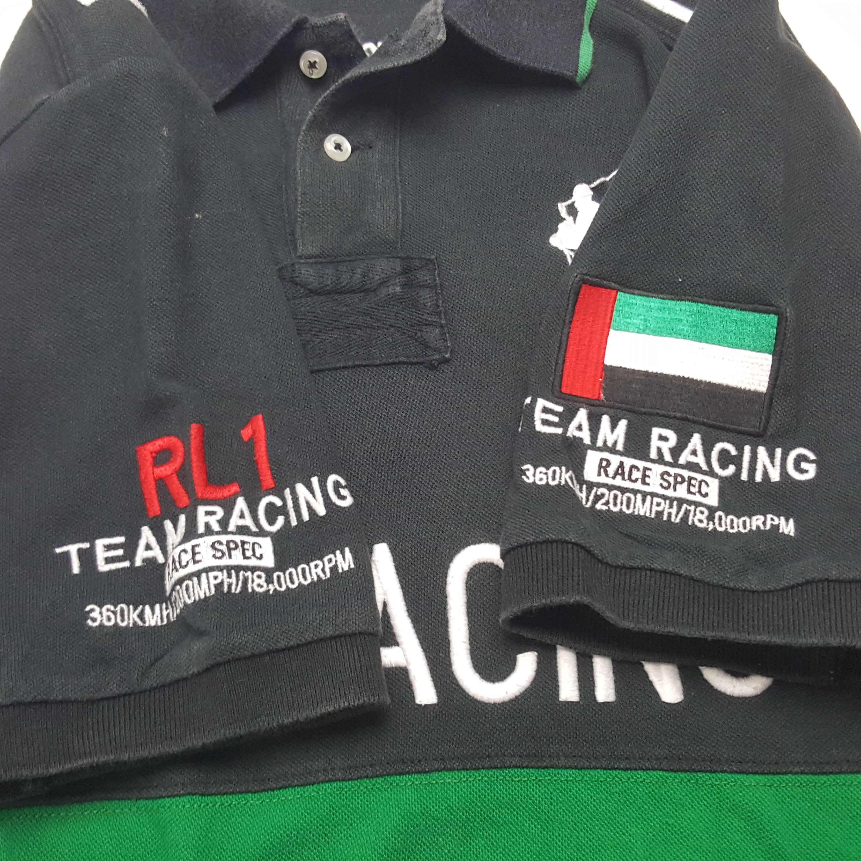 Polo Ralph Lauren × Vintage Vintage Polo Ralph Lauren RL Racing UAE 9 Polos Shirt Size US M / EU 48-50 / 2 - 6 Thumbnail