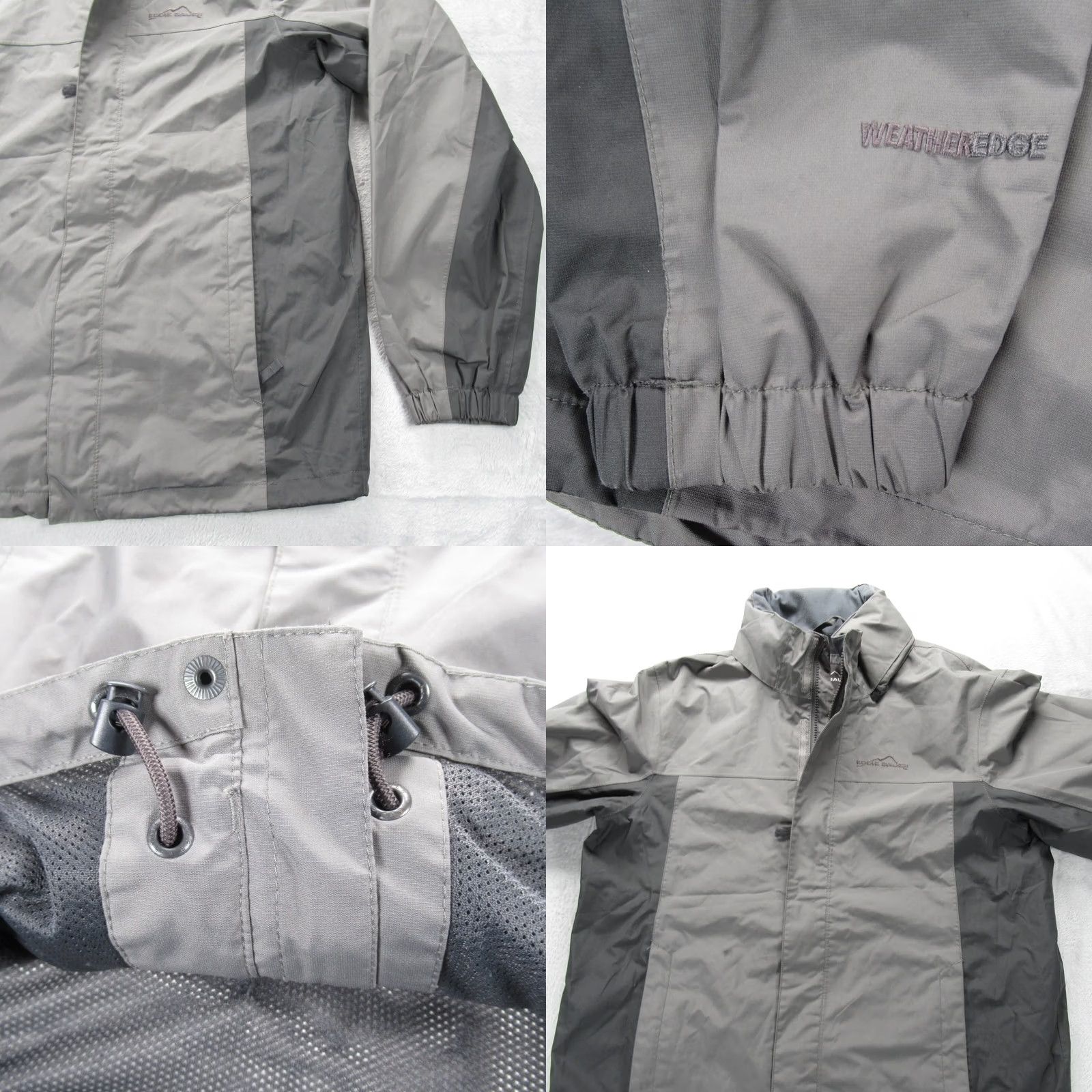 Eddie Bauer Eddie Bauer WeatherEdge Jacket Men Medium Gray Hooded Full Zip Pockets Waterproof Rain Coat WeatherEdge Meets Casual Travel Workwear Size US M / EU 48-50 / 2 - 8 Thumbnail