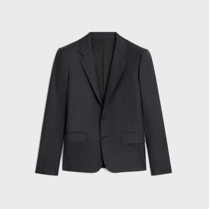 Celine o1w1db10925 2V132686O Short Jacket in Black Size XXS / US 00 / IT 34 - 1 Thumbnail