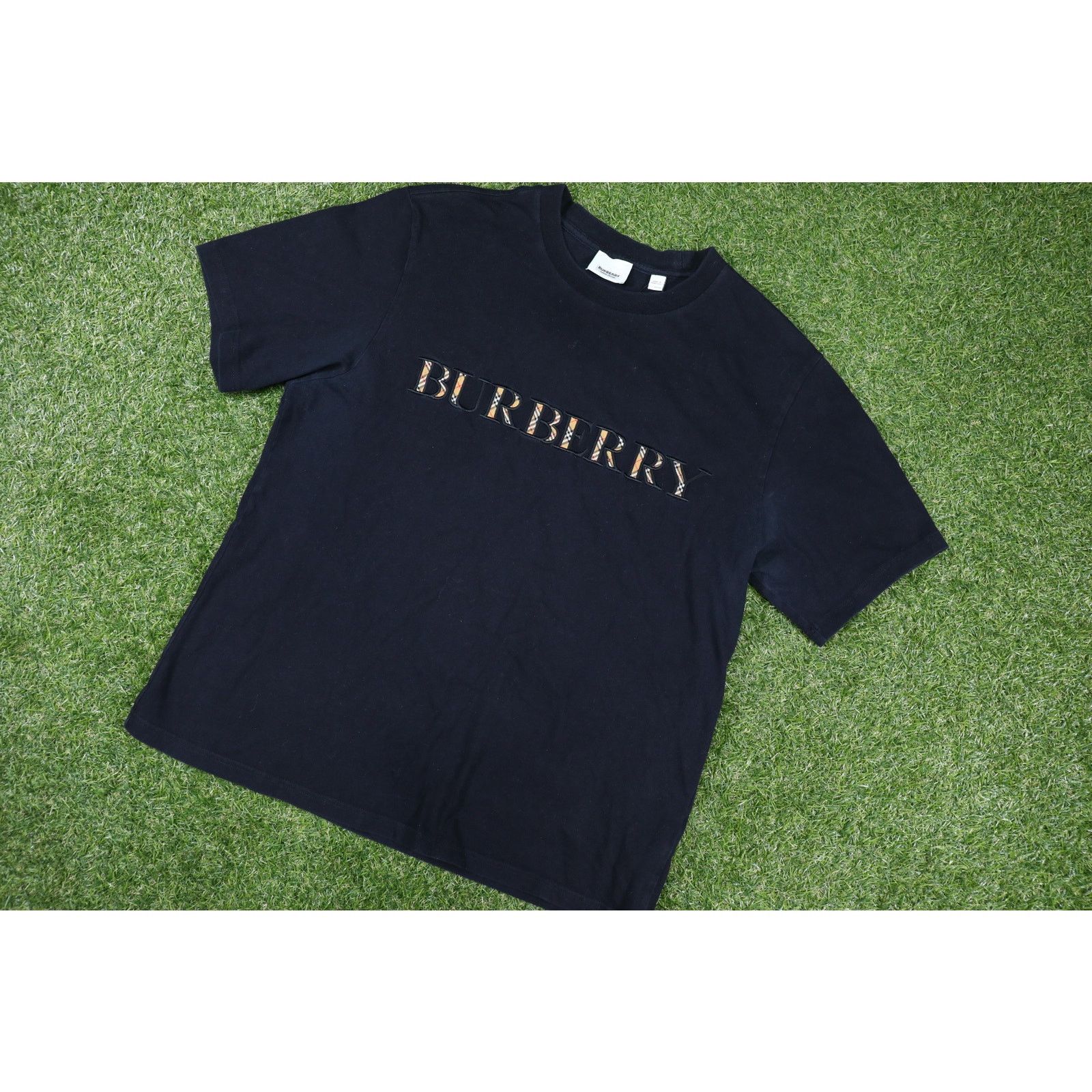 Burberry Burberry Sabeto Embroidered Logo Tee Black Size S | Grailed 