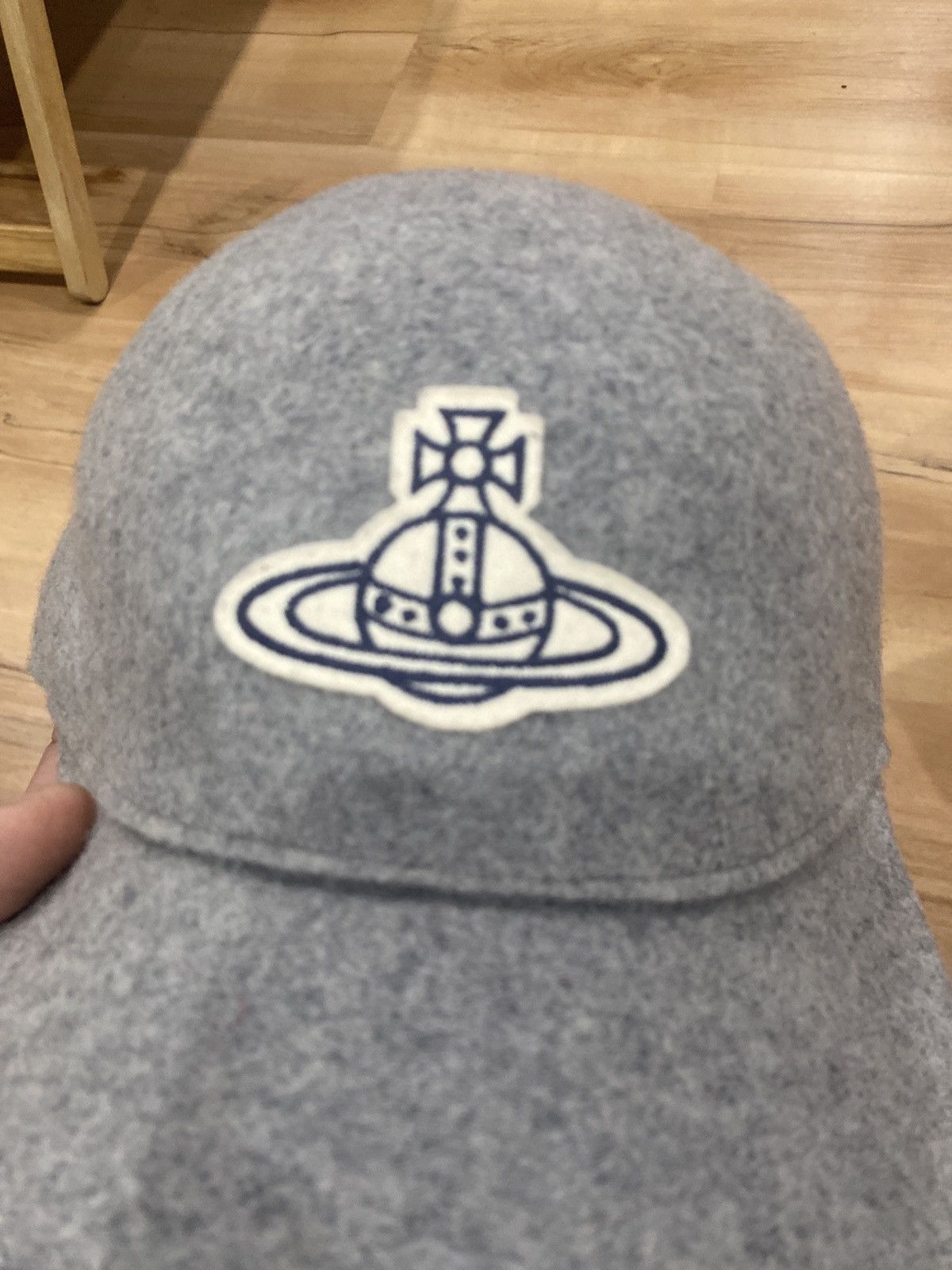 Vivienne Westwood Vivienne Westwood Cap Gray Orb logo Size ONE SIZE - 5 Thumbnail