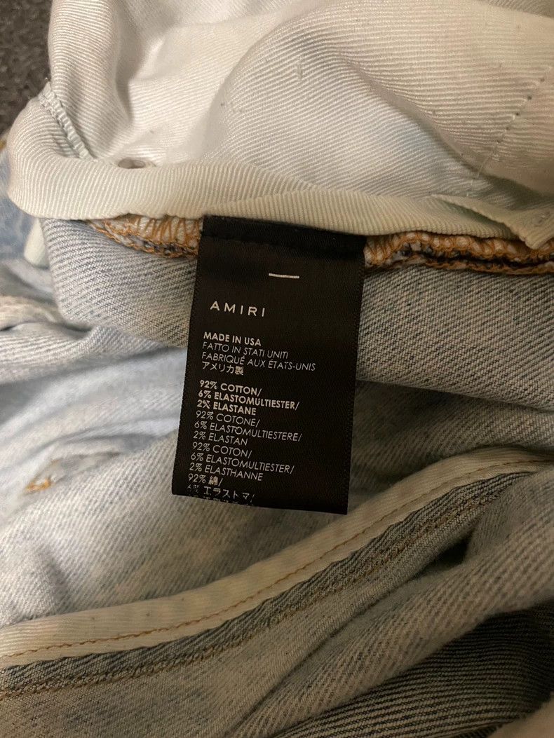 Amiri Amiri high street distressed high elasticity Jeans Size US 31 - 7 Thumbnail