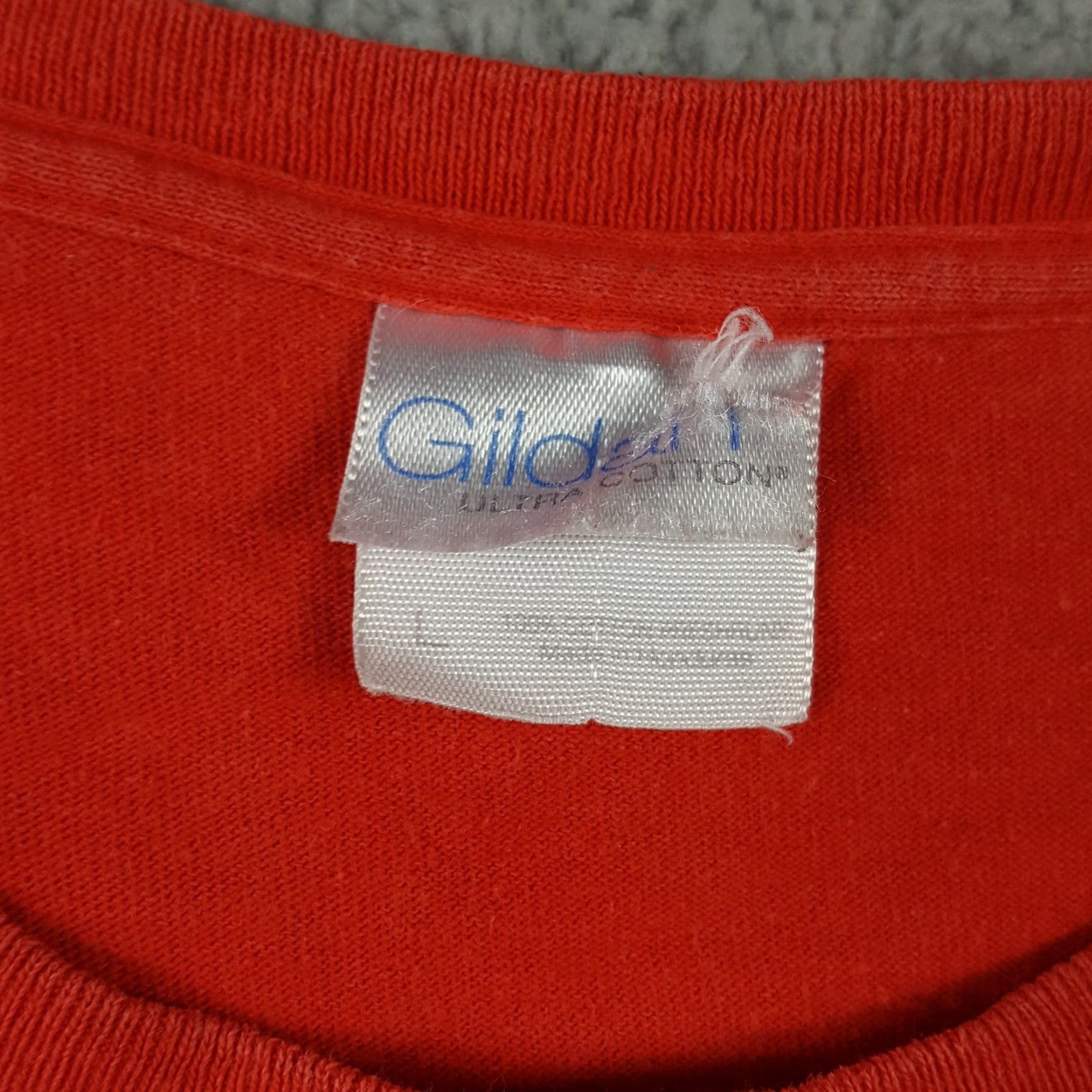 Gildan VINTAGE Gildan 90s Red Flower Nature Short Sleeve T-Shirt Women's Large Retro Classic Size L / US 10 / IT 46 - 5 Thumbnail