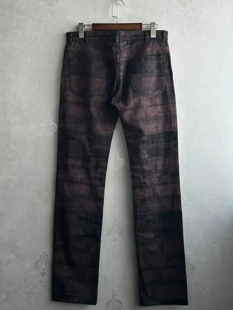 Sz 48 Maison Martin Margiela Brick Print Denim