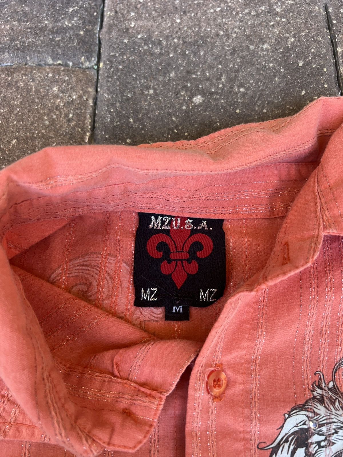 Affliction Vintage Y2K Women’s Button-Up Shirt 2000s Size M / US 6-8 / IT 42-44 - 5 Thumbnail