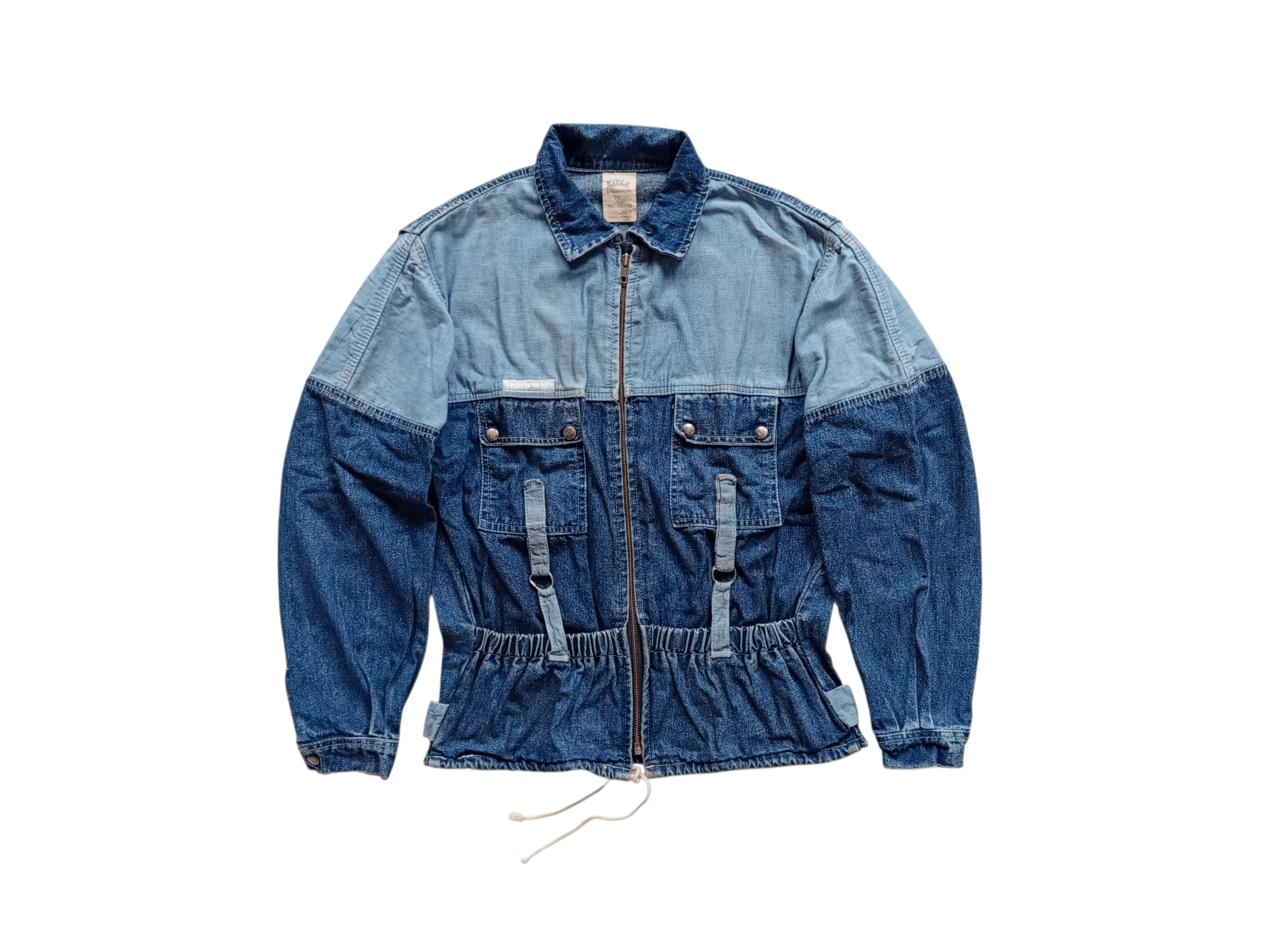 Kapital Vintage Kitch sportswear utility denim flight jacket Size US M / EU 48-50 / 2 - 1 Thumbnail