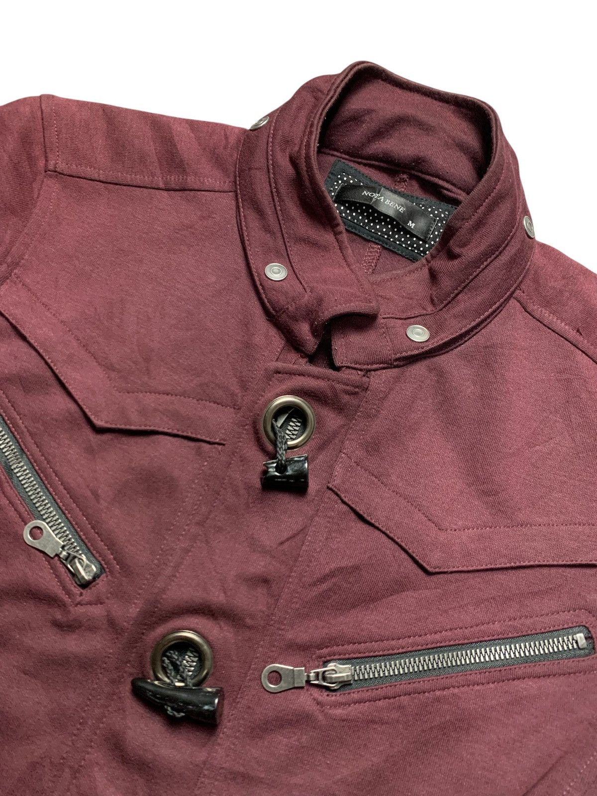 Japanese Brand 90s NOTA BENE detacable bikers jacket seditionaries Size US M / EU 48-50 / 2 - 5 Thumbnail