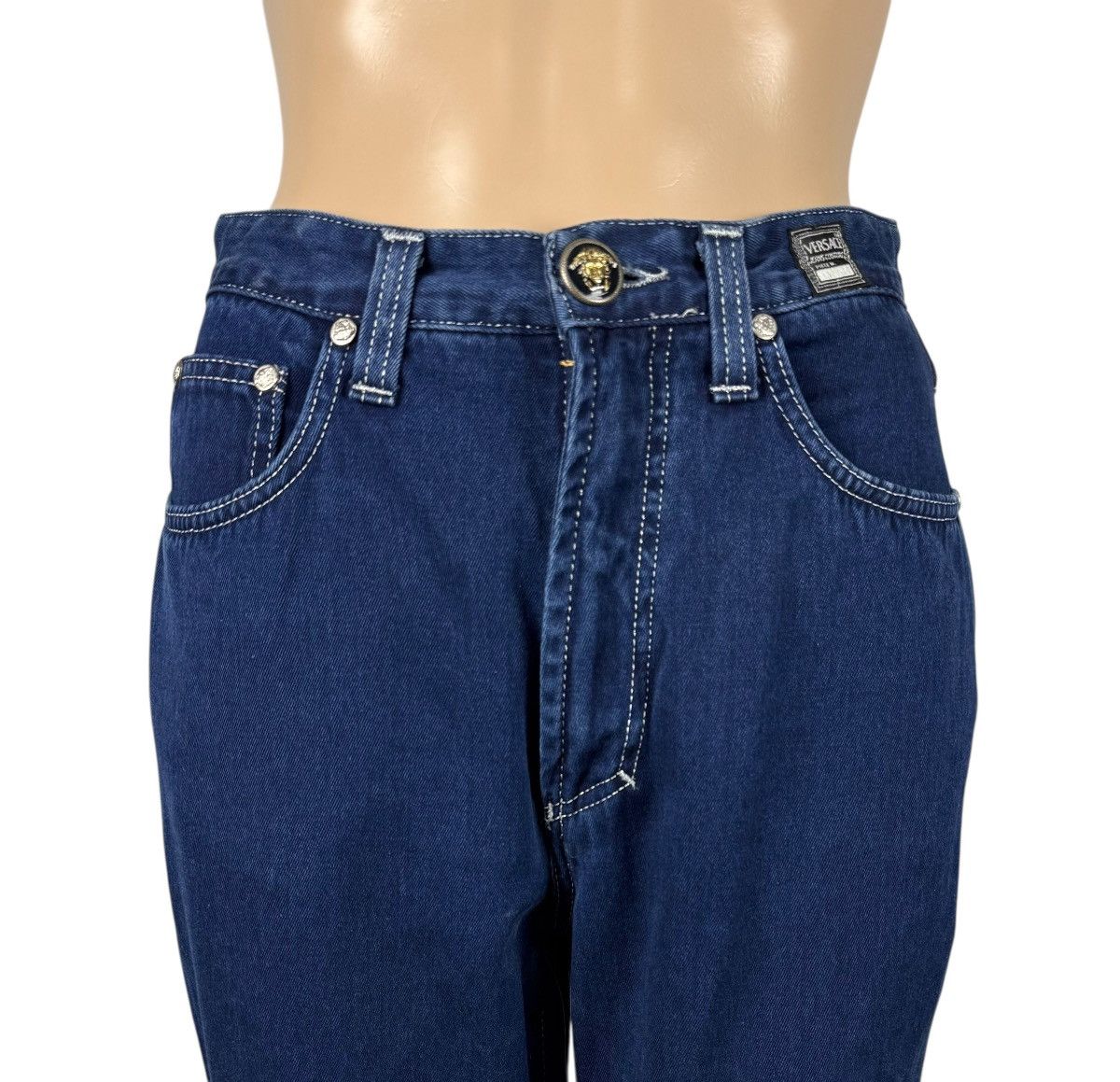 Versace Jeans Couture Versace Jeans Couture Vintage Blue Jeans size 30 Size 30" / US 8 / IT 44 - 4 Thumbnail