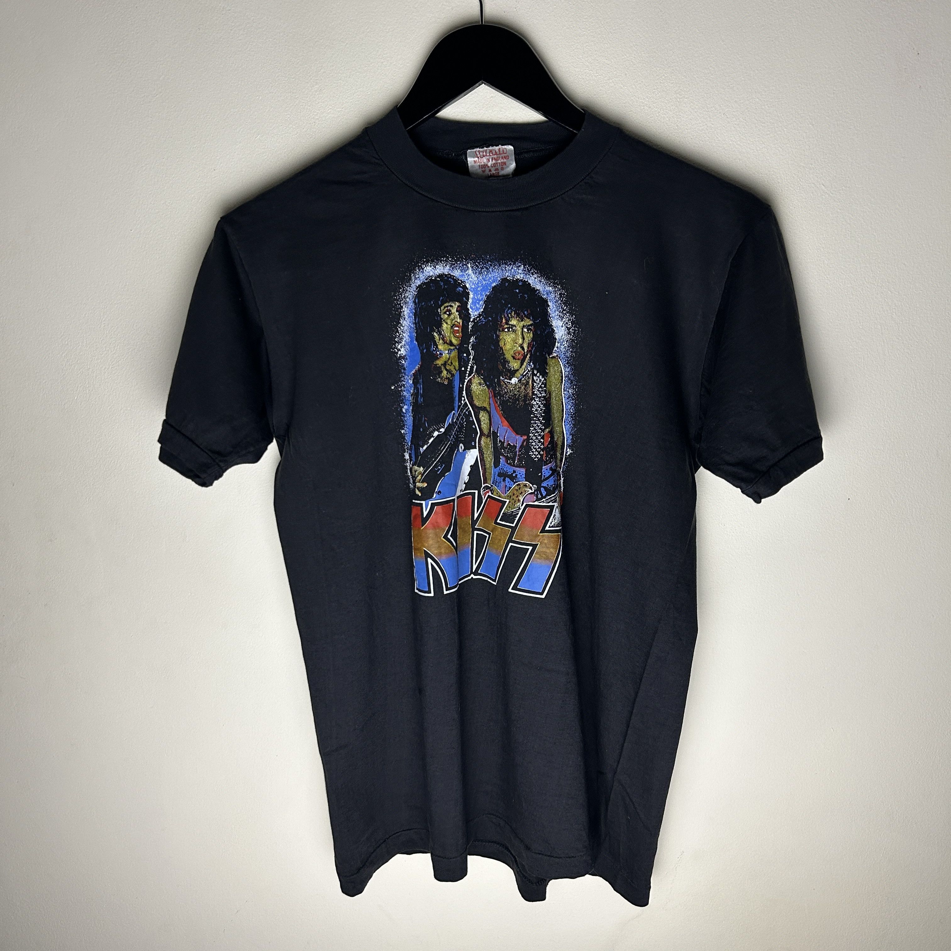 Band Tees Vintage Kiss 80’s Rock Band T-shirt Size US L / EU 52-54 / 3 - 1 Thumbnail