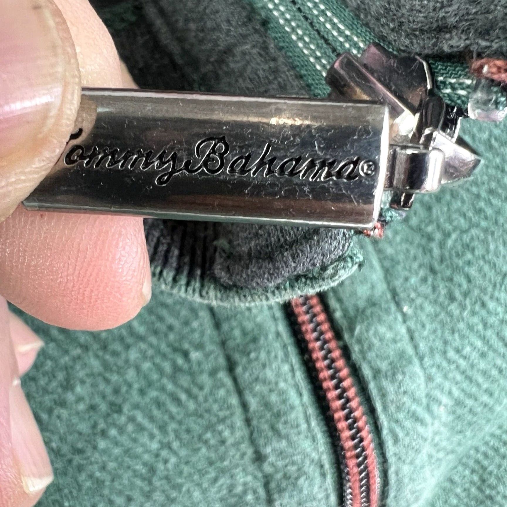 Tommy Bahama Tommy Bahama Sweatshirt Mens XL Green/Gray Reversable 1/4 Zip Size US XL / EU 56 / 4 - 3 Thumbnail