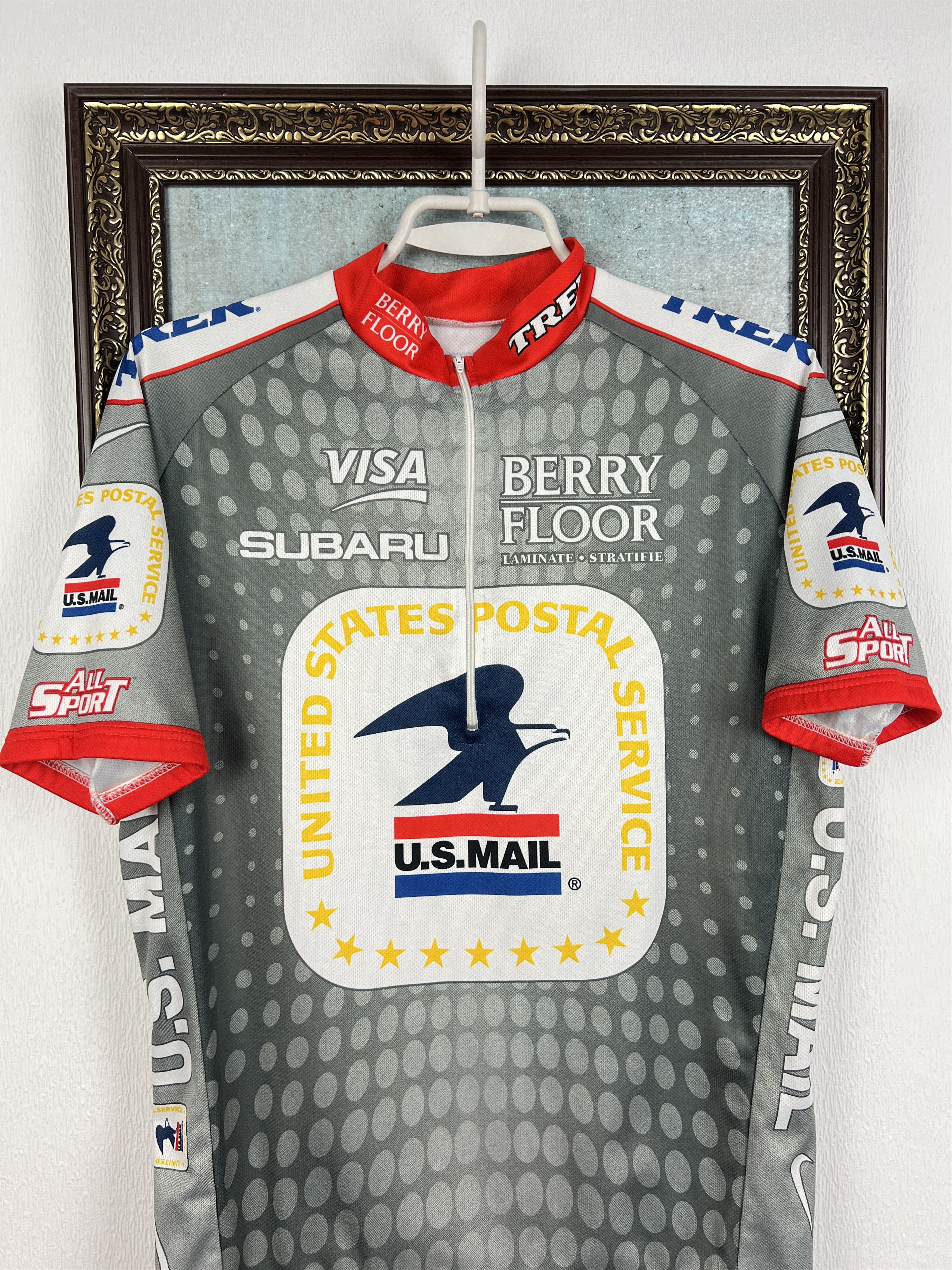 Nike Nike US Postal Service Cycling Jersey Shirt Armstrong Trikot Size US M / EU 48-50 / 2 - 2 Thumbnail