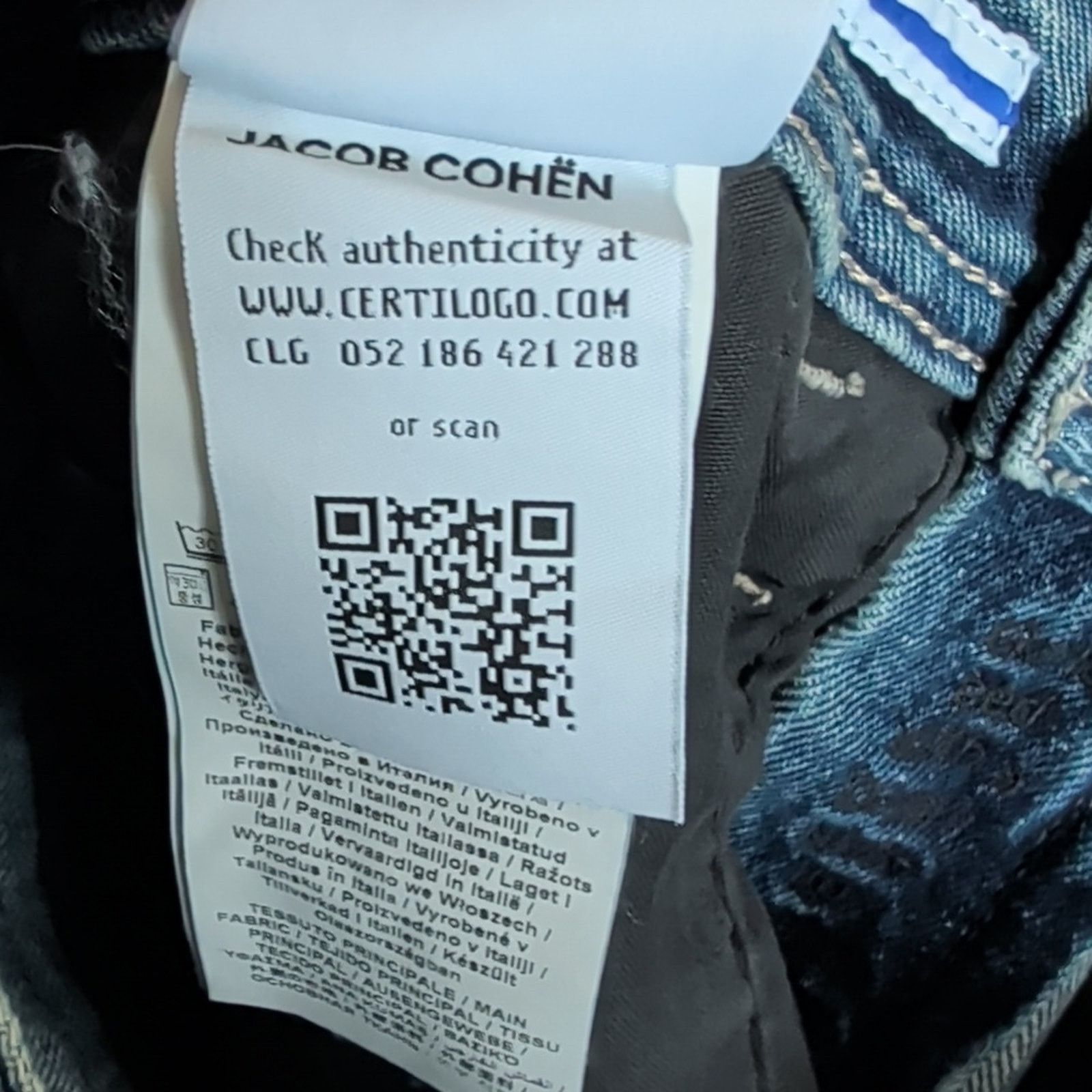 Jacob Cohen Jacob Cohen Classic Blue Jeans Women's Size 27 Size 27" / US 4 / IT 40 - 4 Thumbnail