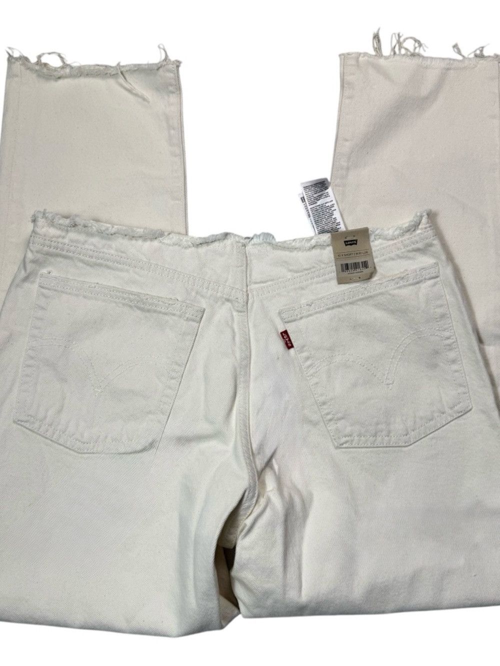 Levi's NWT New Levi's Wedgie Straight Leg Ripped Waistband Jeans I Size 30" / US 8 / IT 44 - 5 Thumbnail