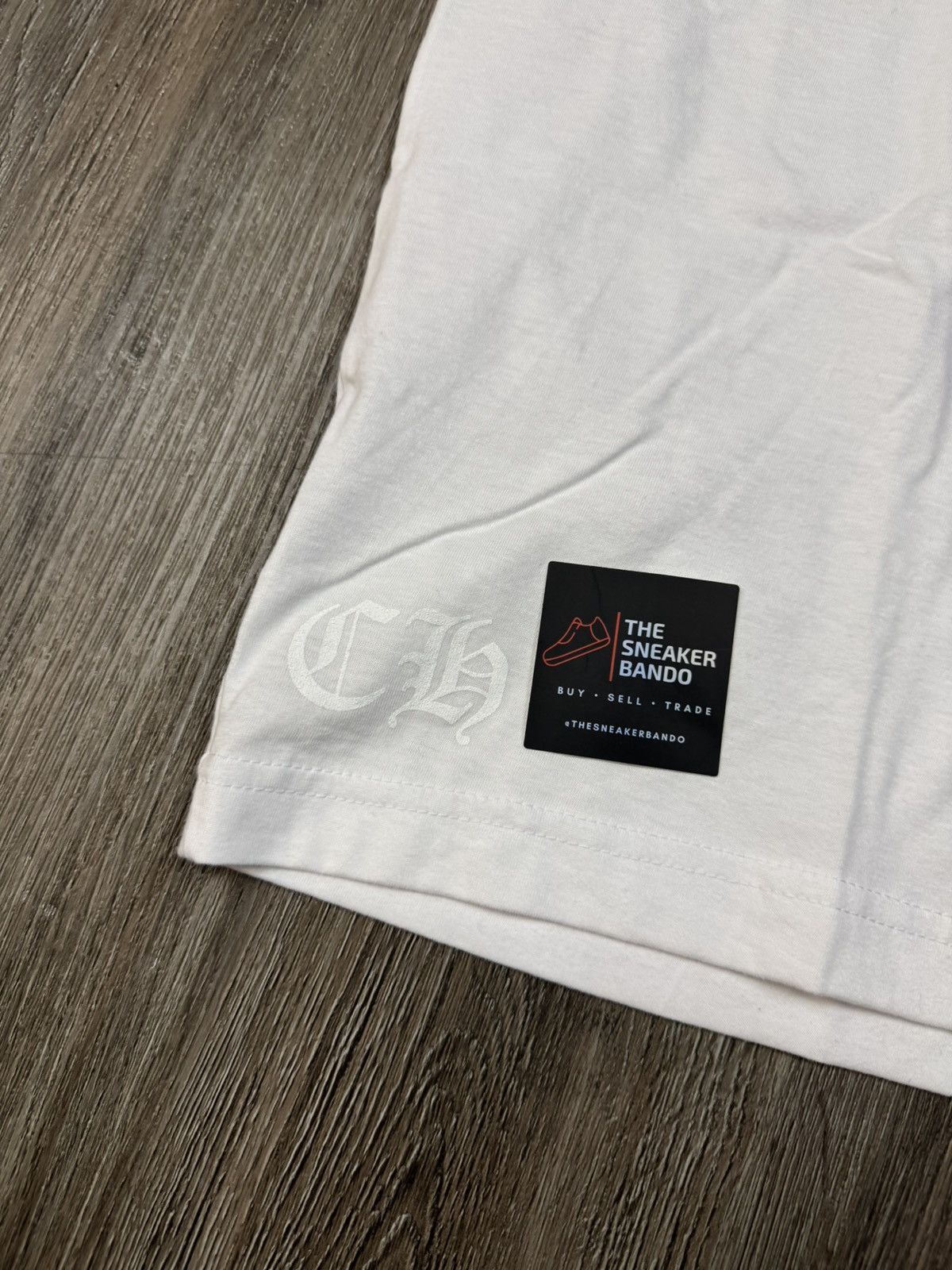 Chrome Hearts Chrome Hearts White Neon Horseshoe Pocket Tee Shirt Large Size US L / EU 52-54 / 3 - 4 Thumbnail