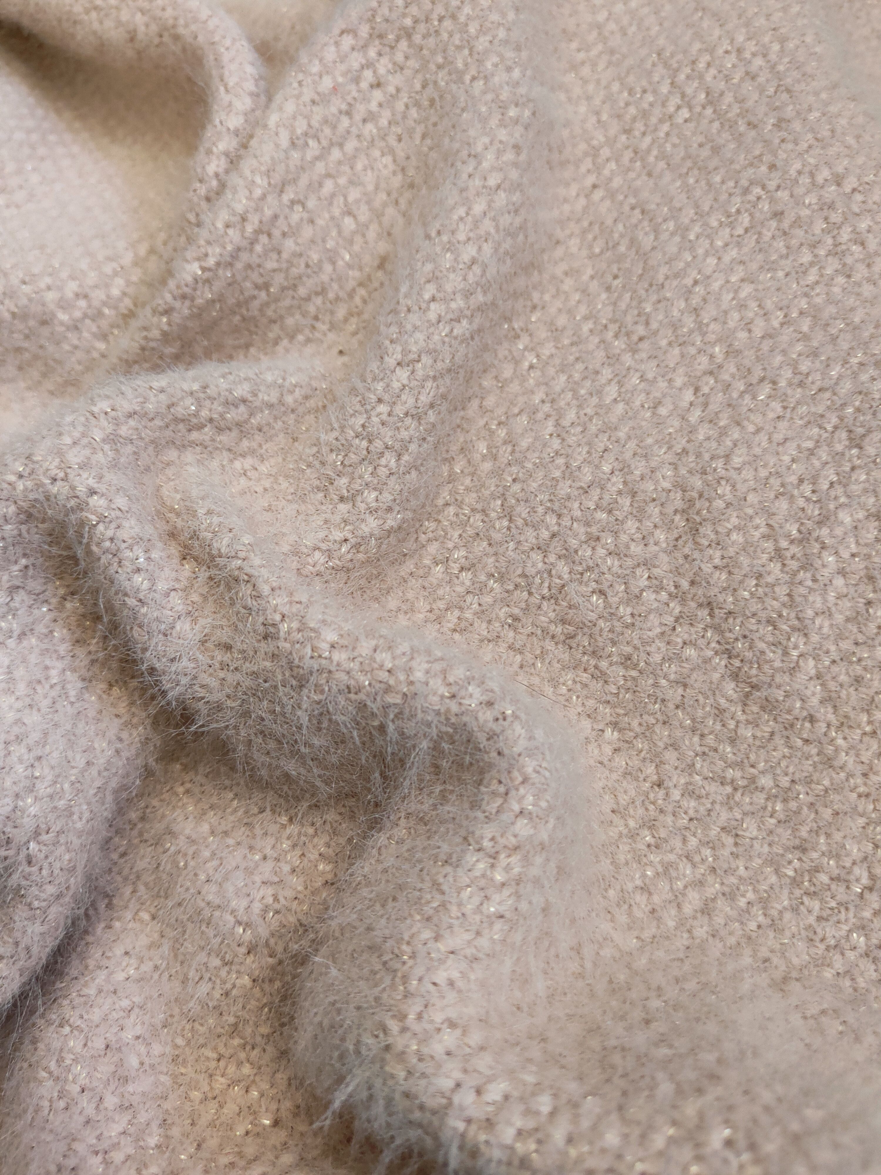 Japanese Brand DL Persodea Peach Fur Mohair Knitwear #46-482 Size M / US 6-8 / IT 42-44 - 11 Thumbnail