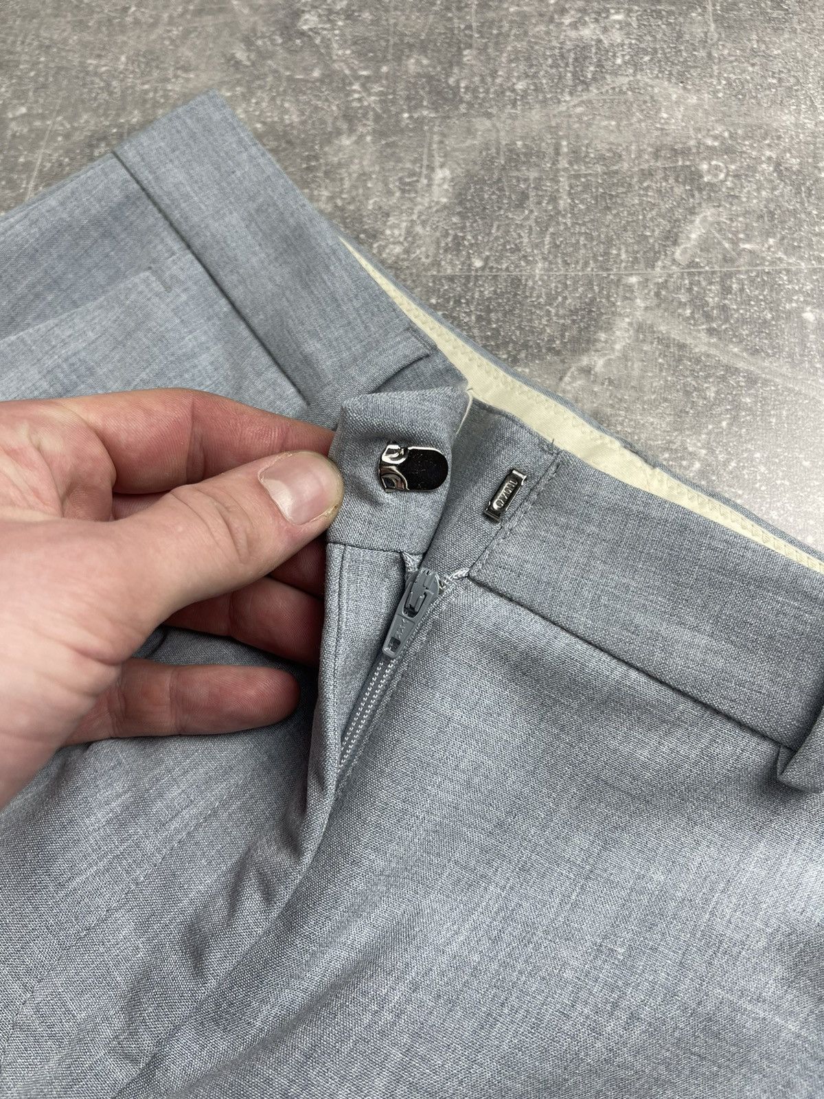 Marithe + Francois Girbaud Marithé + François Girbaud Tailored Wide Leg Trousers Size 28" / US 6 / IT 42 - 6 Thumbnail