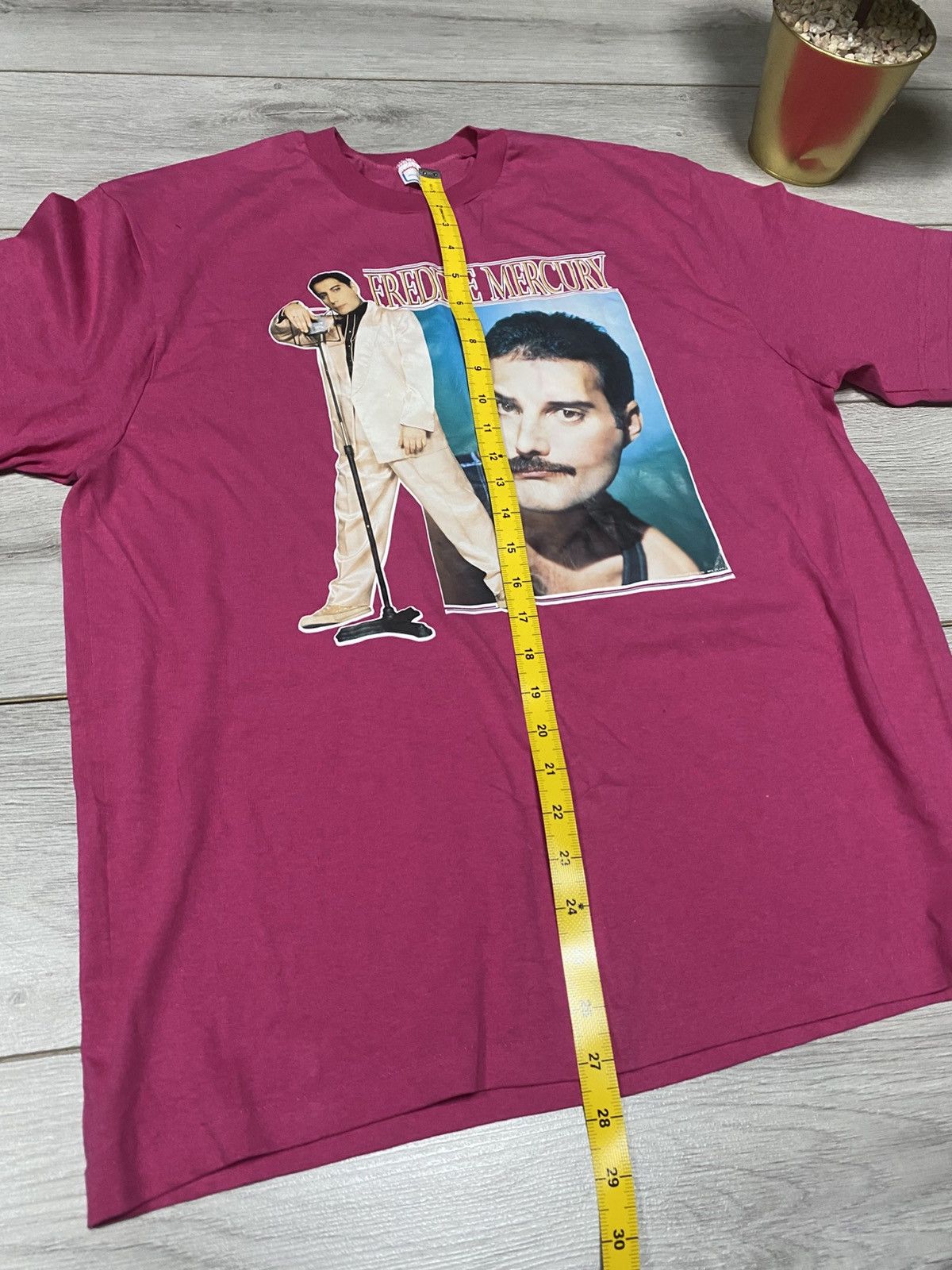 Vintage Freddie Mercury big print graphic tee shirt Size US L / EU 52-54 / 3 - 8 Thumbnail