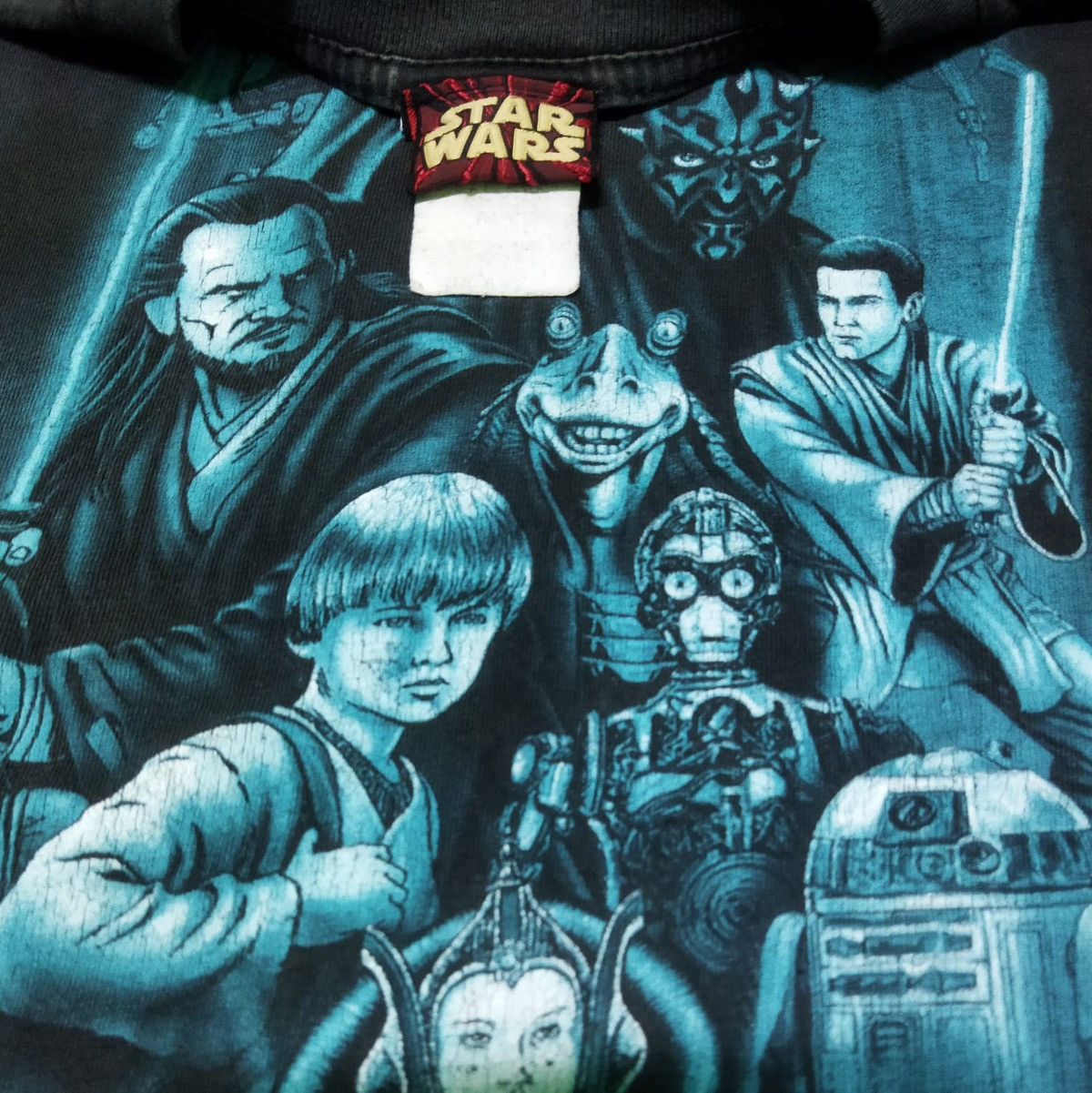 Vintage Vintage 90s Star Wars Episode I Tee Size US XL / EU 56 / 4 - 3 Thumbnail