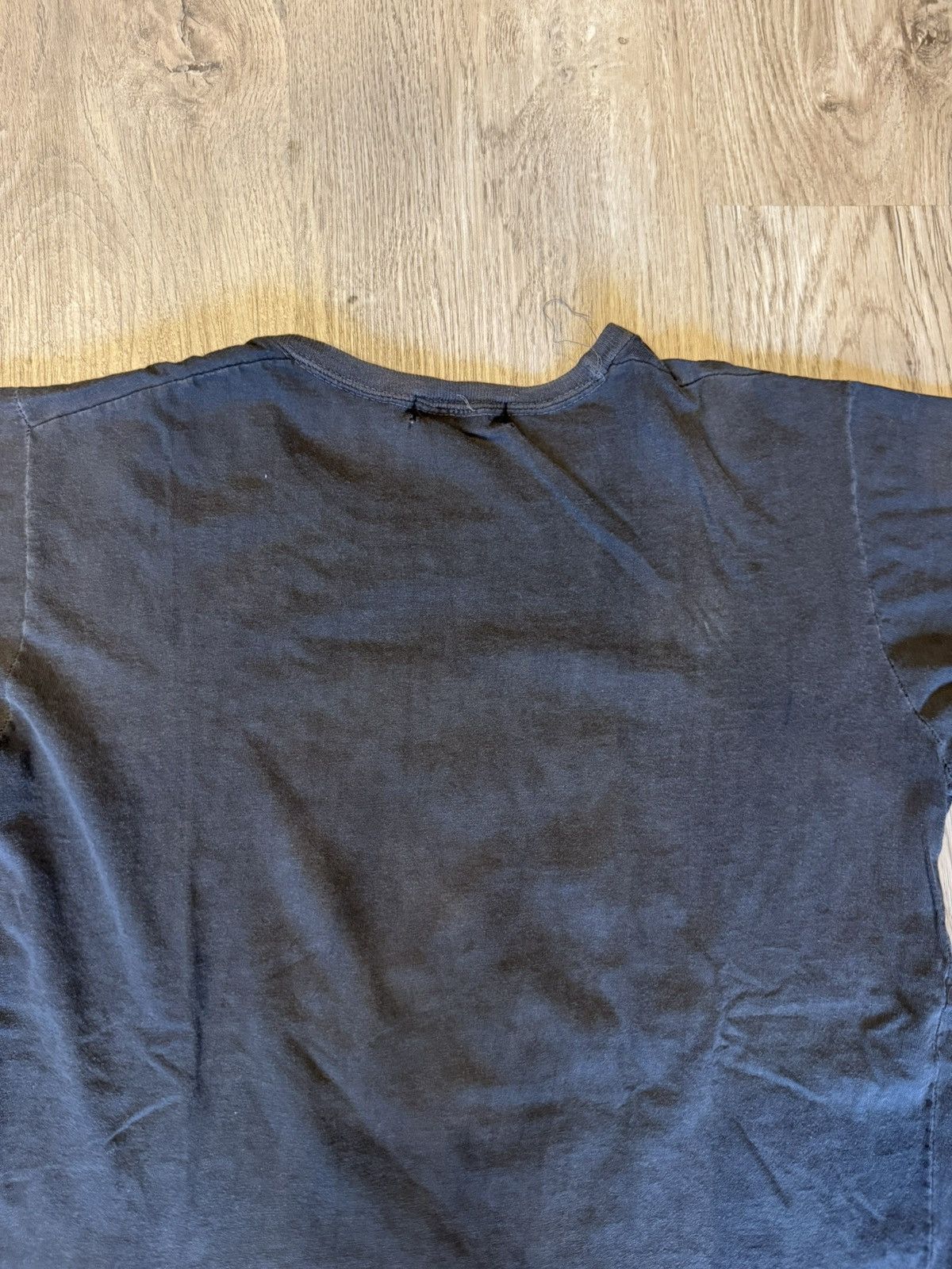 Issey Miyake VINTAGE ISSEY MIYAKE DISTRESSED BLACK T SHIRT Size S / US 4 / IT 40 - 6 Thumbnail