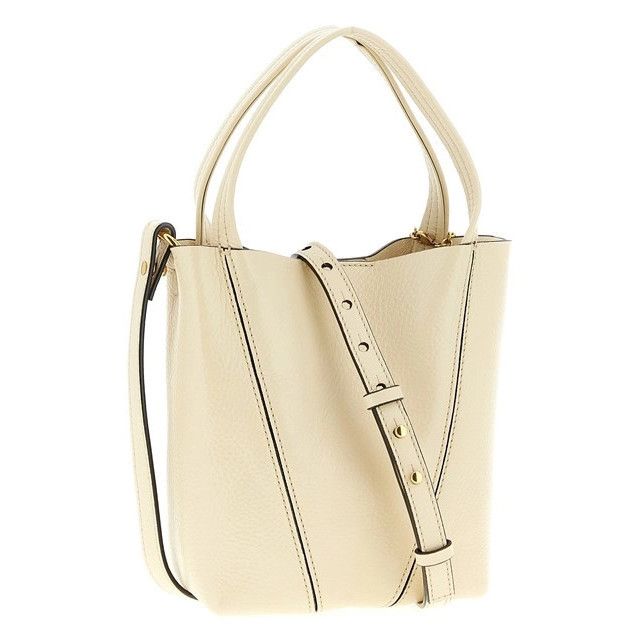 Chloe Chloe Small Spin Beige Leather Tote Bag New & Authentic Size ONE SIZE - 2 Thumbnail