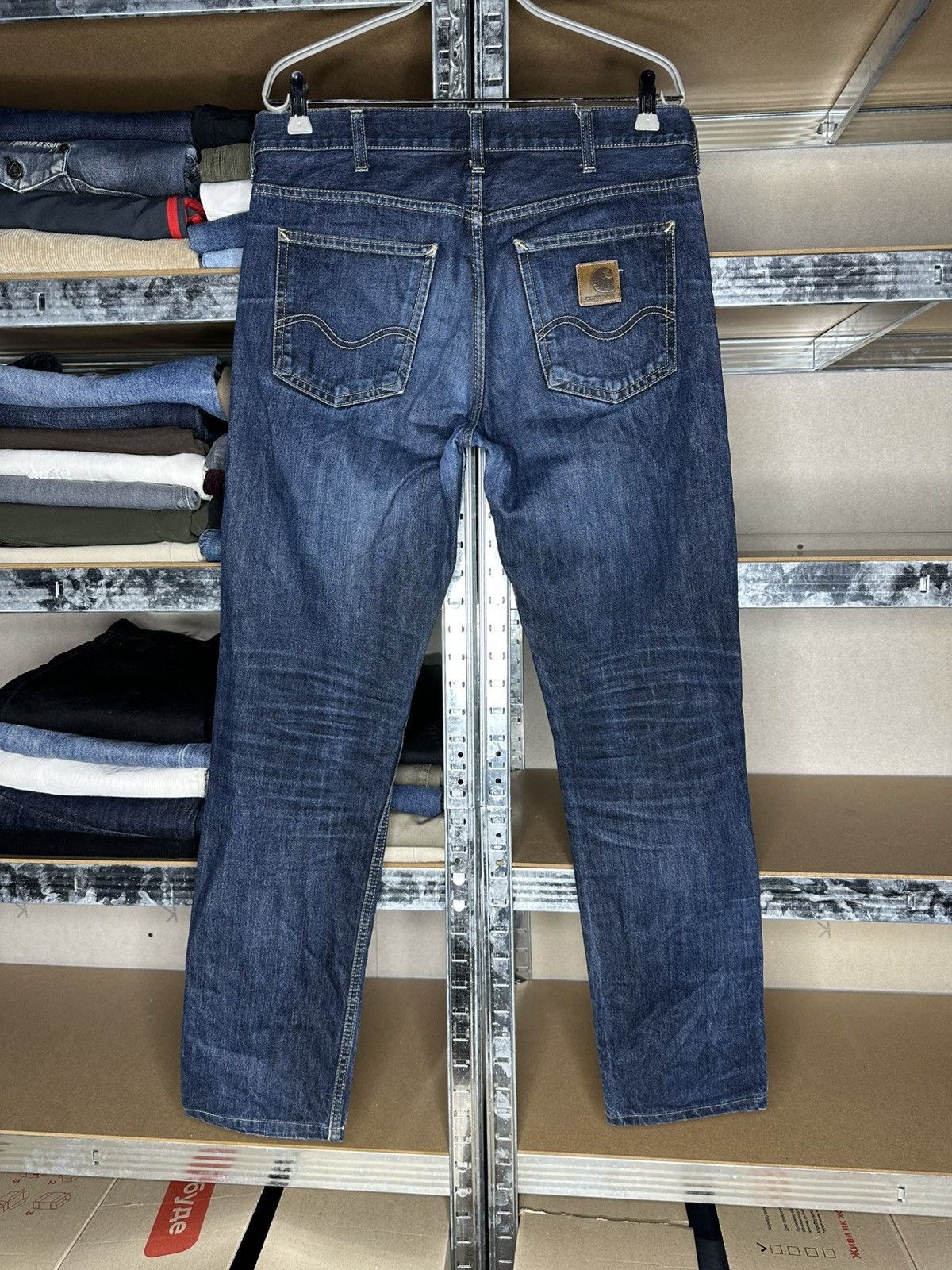 Carhartt Vintage Carhartt WIP Texas Pant Jeans 29x32 Denim Pants Size US 29 - 2 Thumbnail