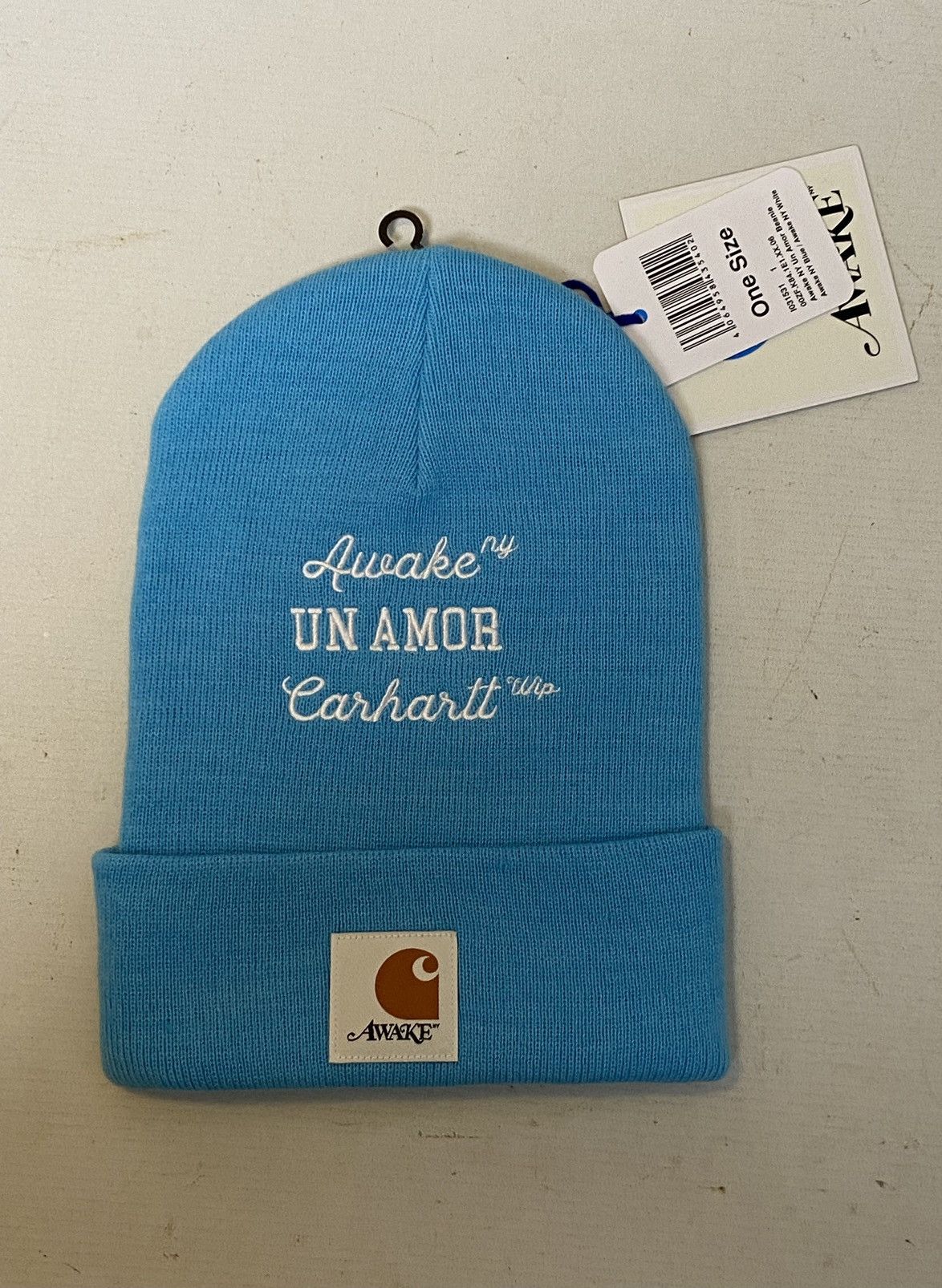 Carhartt Wip x Awake NY one size beanie new