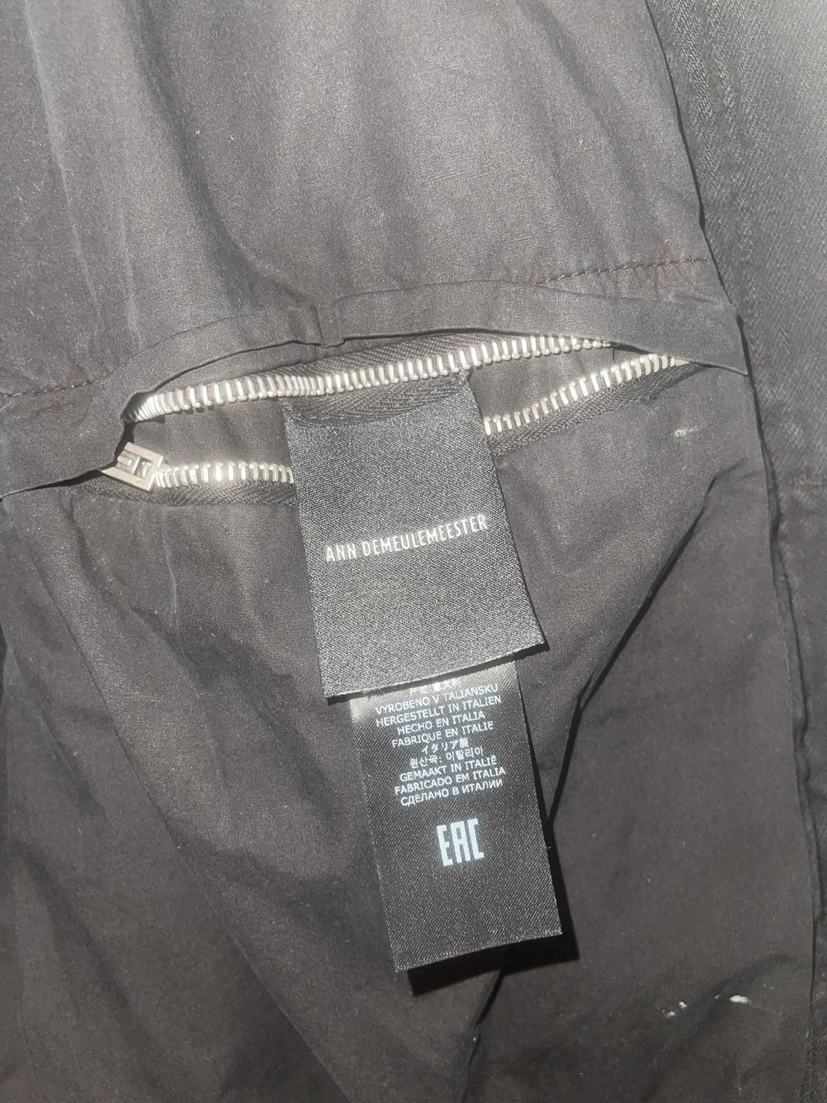 Ann Demeulemeester Ann Demeulemeester waxed denim trucker jacket Size US M / EU 48-50 / 2 - 12 Thumbnail